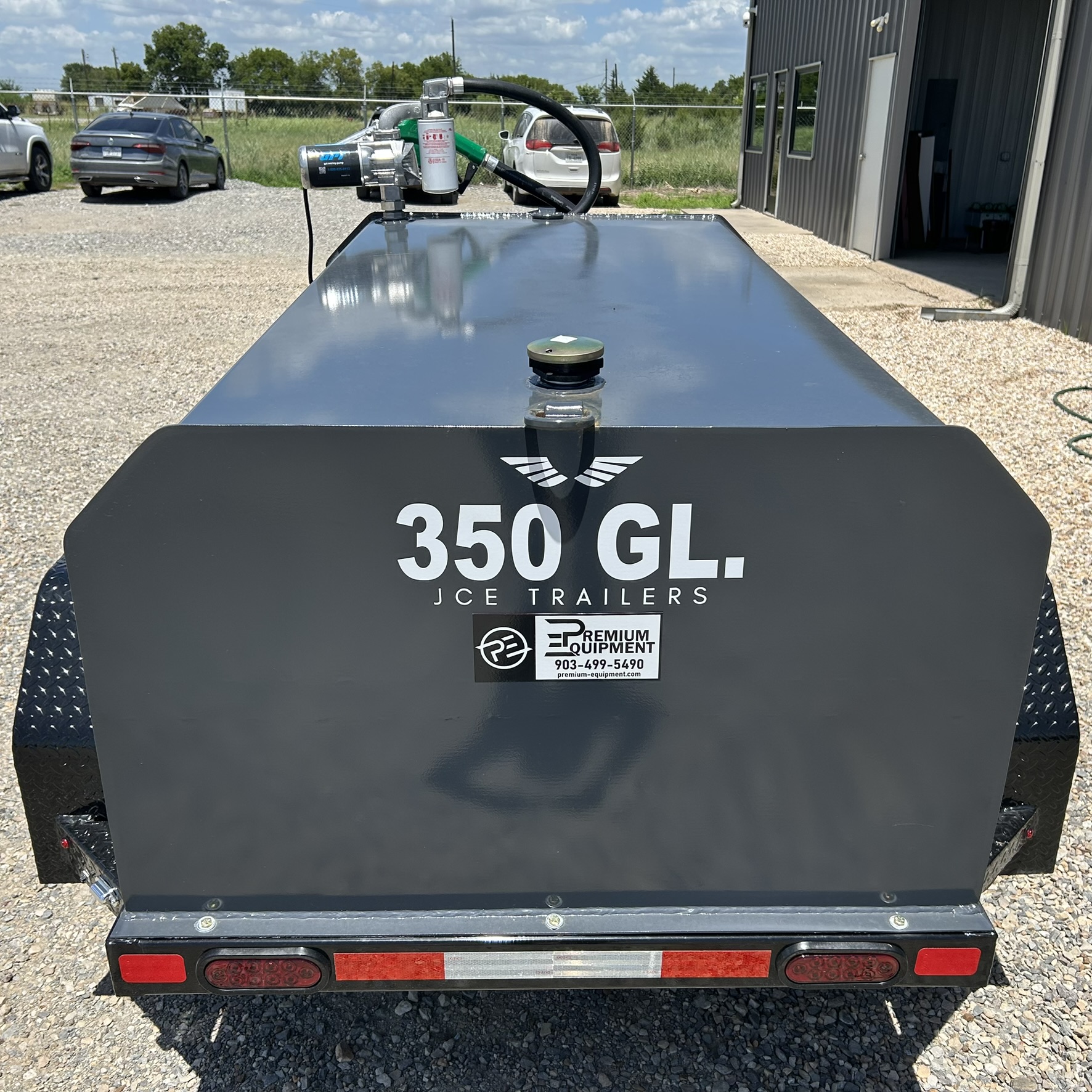 2027 JCE Trailers 350 Gallon Fuel Tank Trailer Trailer