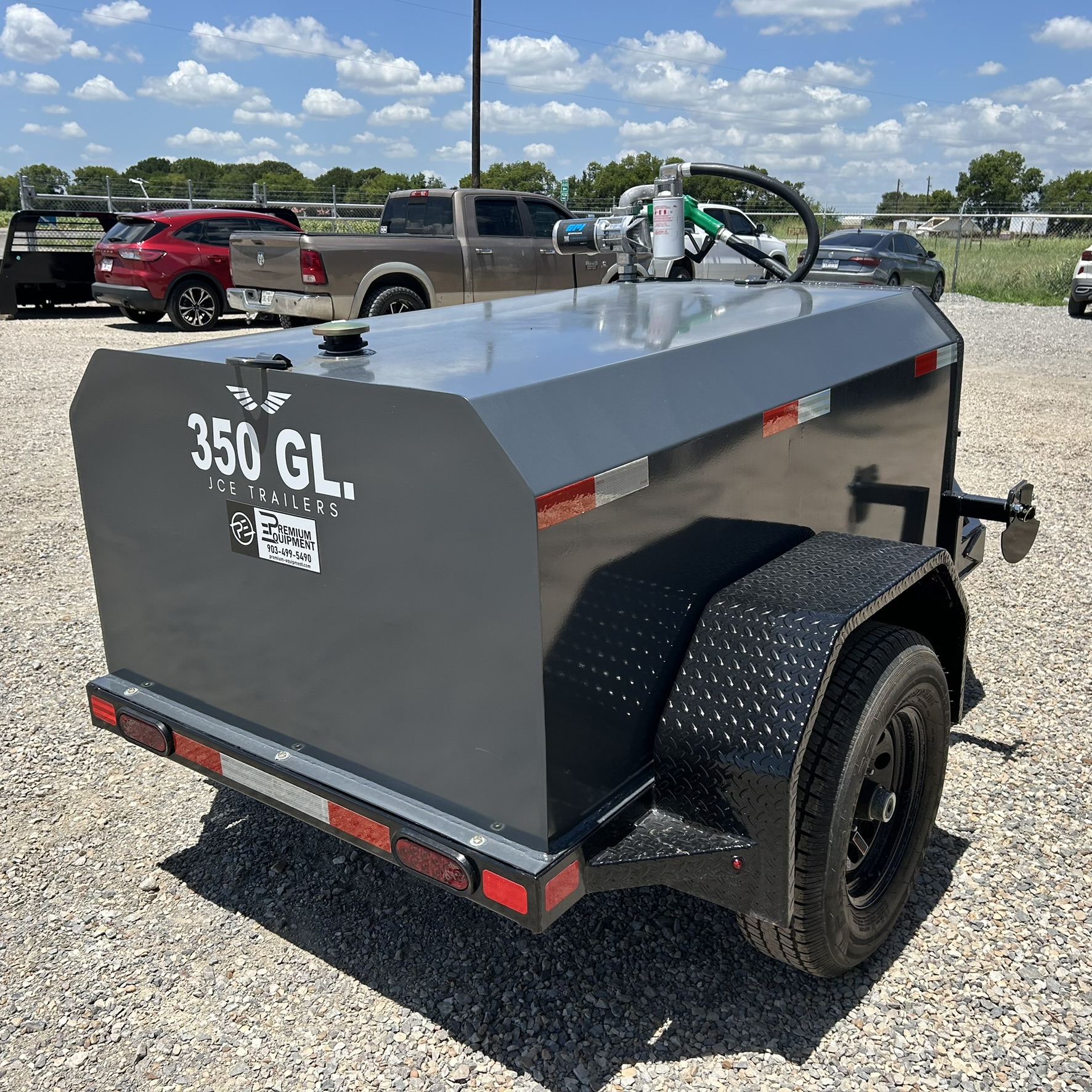 2027 JCE Trailers 350 Gallon Fuel Tank Trailer Trailer