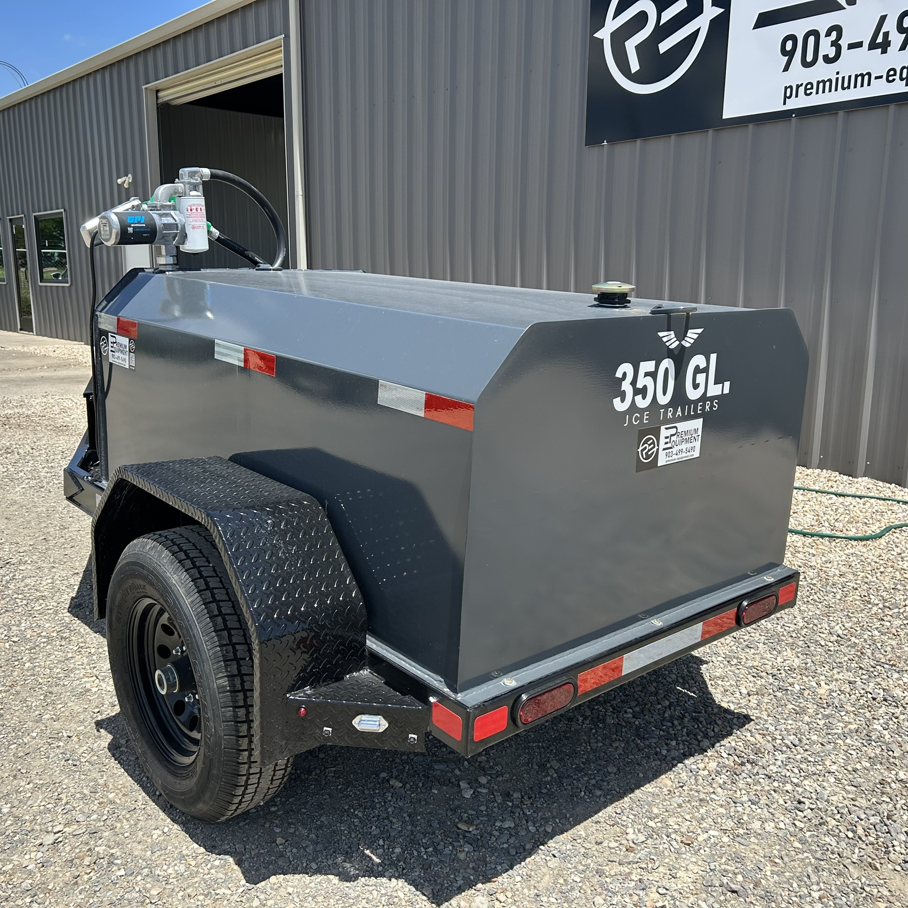 2027 JCE Trailers 350 Gallon Fuel Tank Trailer Trailer