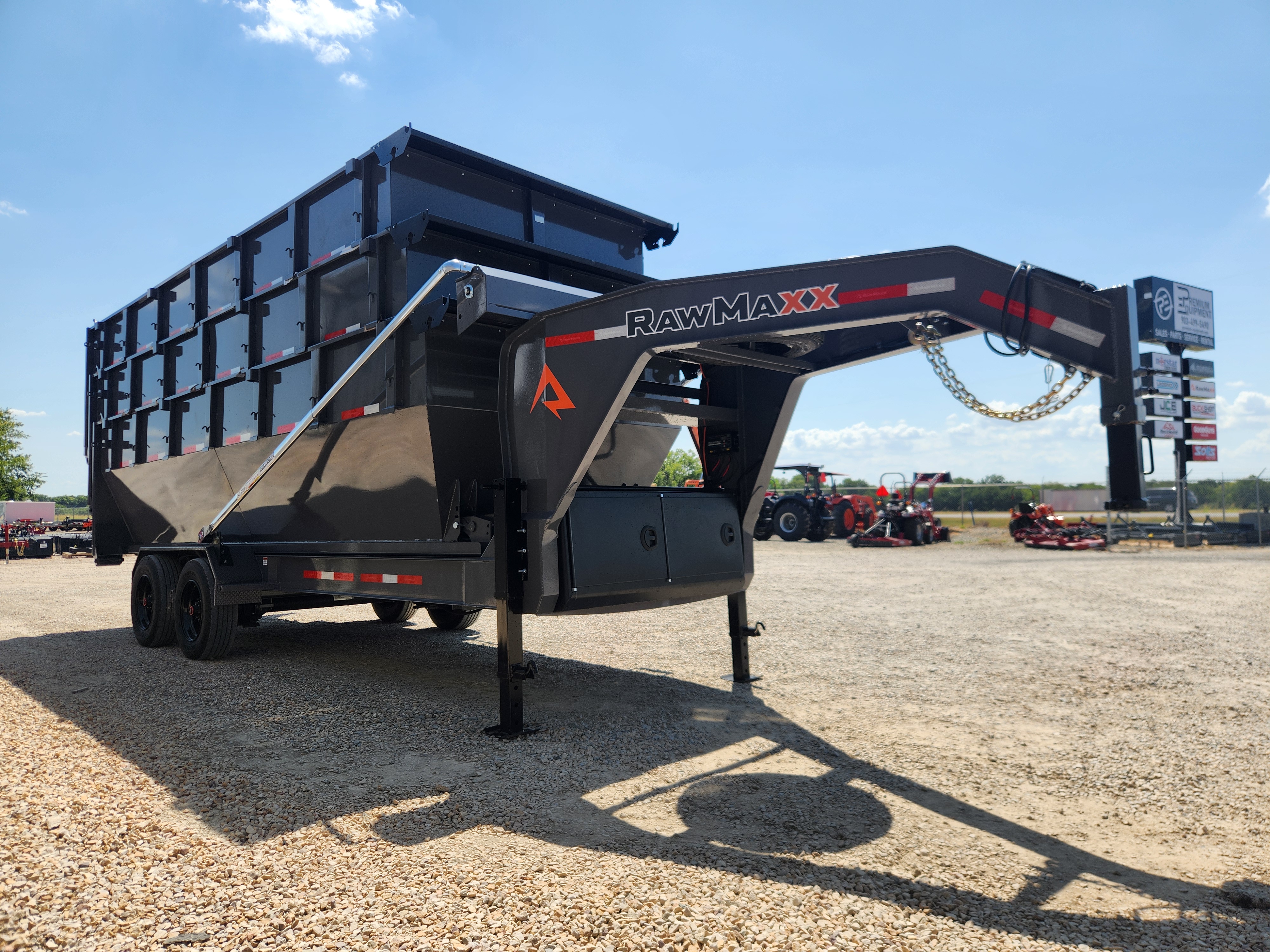 2027 RawMaxx RDX 20' x 83" GN 20k Roll Off Package Trailer