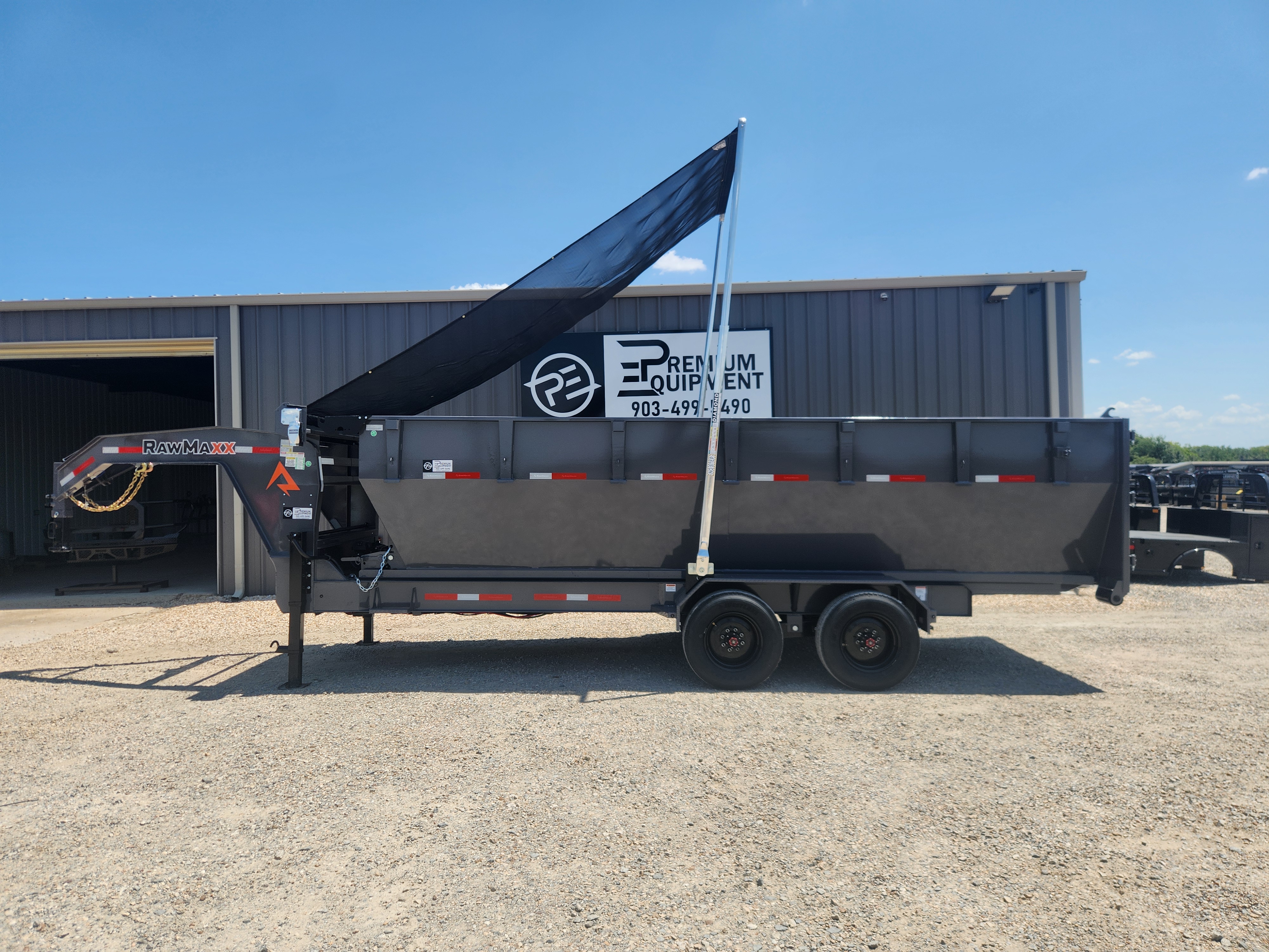 2027 RawMaxx RDX 20' x 83" GN 20k Roll Off Package Trailer