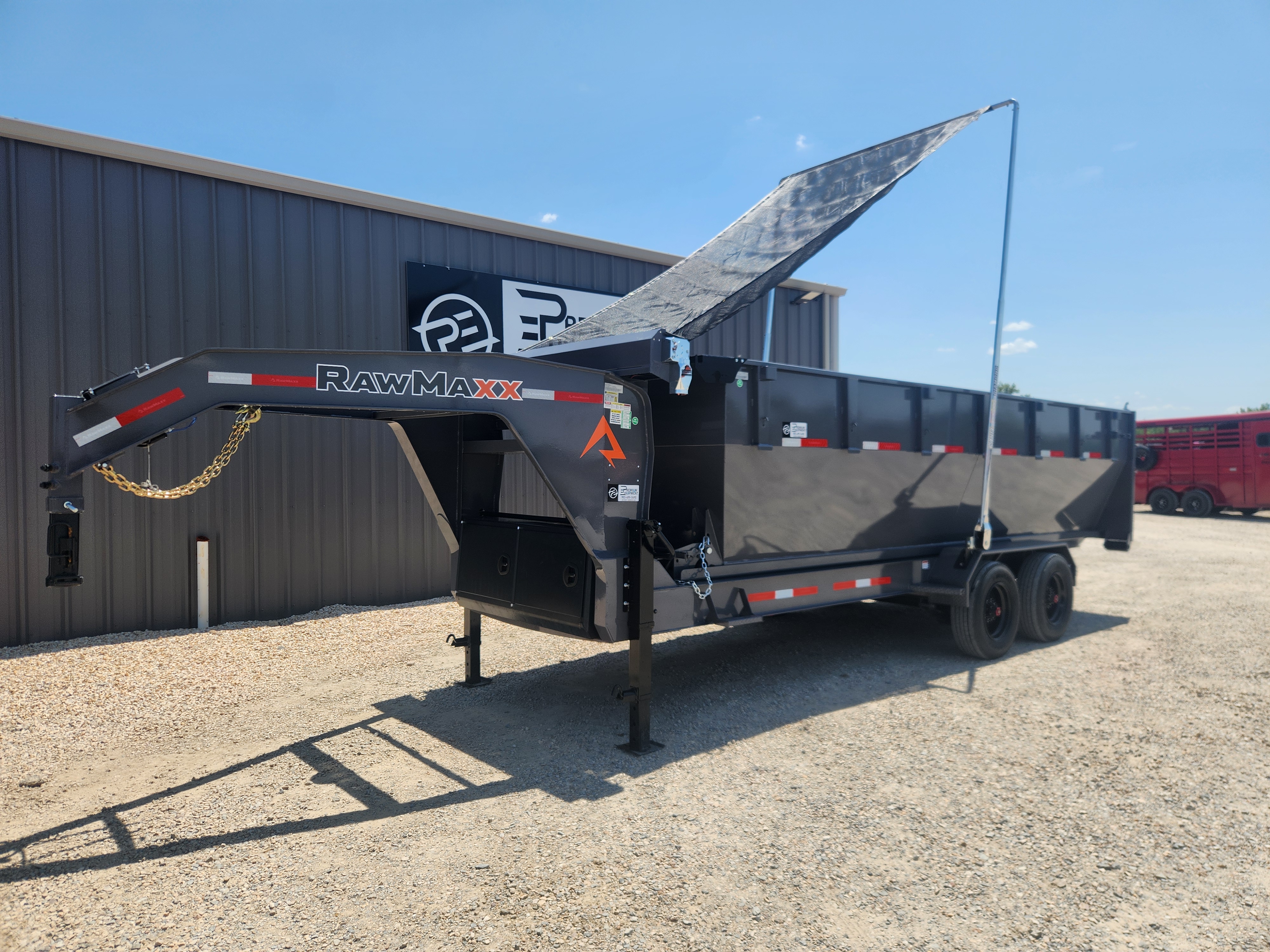 2027 RawMaxx RDX 20' x 83" GN 20k Roll Off Package Trailer