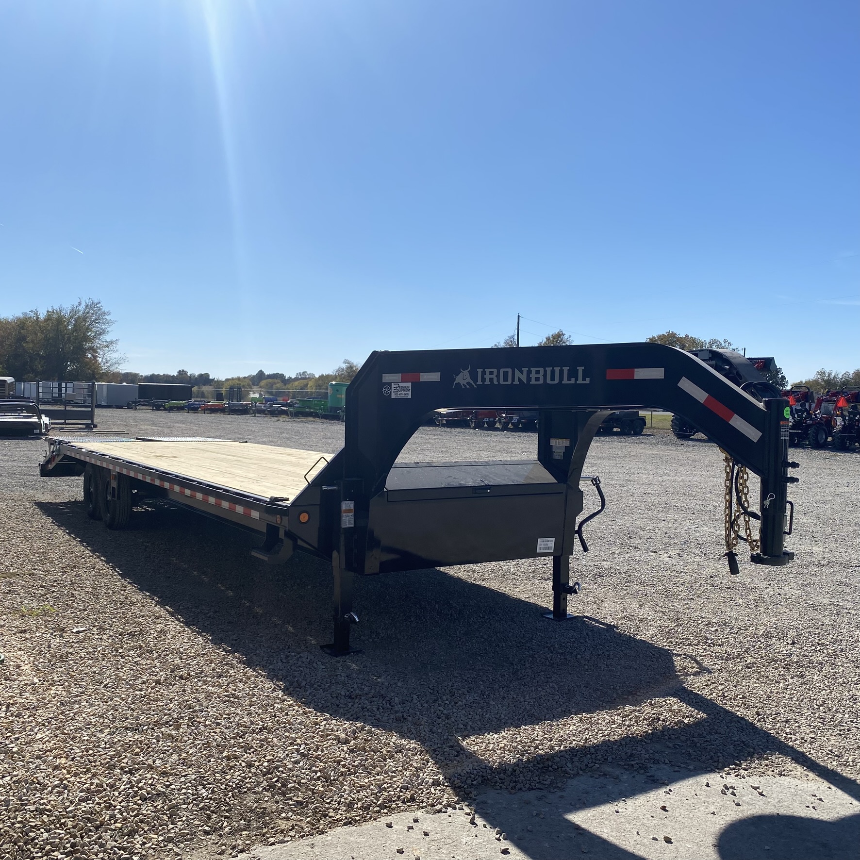 2026 Iron Bull Trailers 102”x30’ Gooseneck Flatbed Trailer w/ Rampage Ramps Trailer