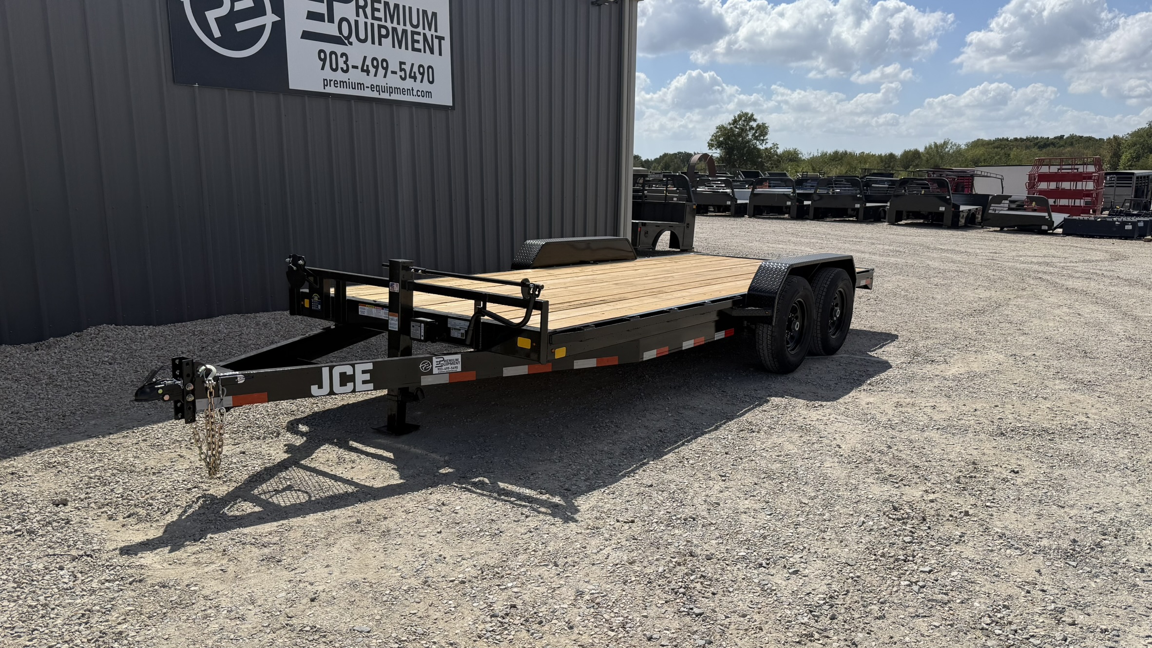2027 JCE Trailers 83”x18’ 14k Equipment/Carhauler Trailer Trailer