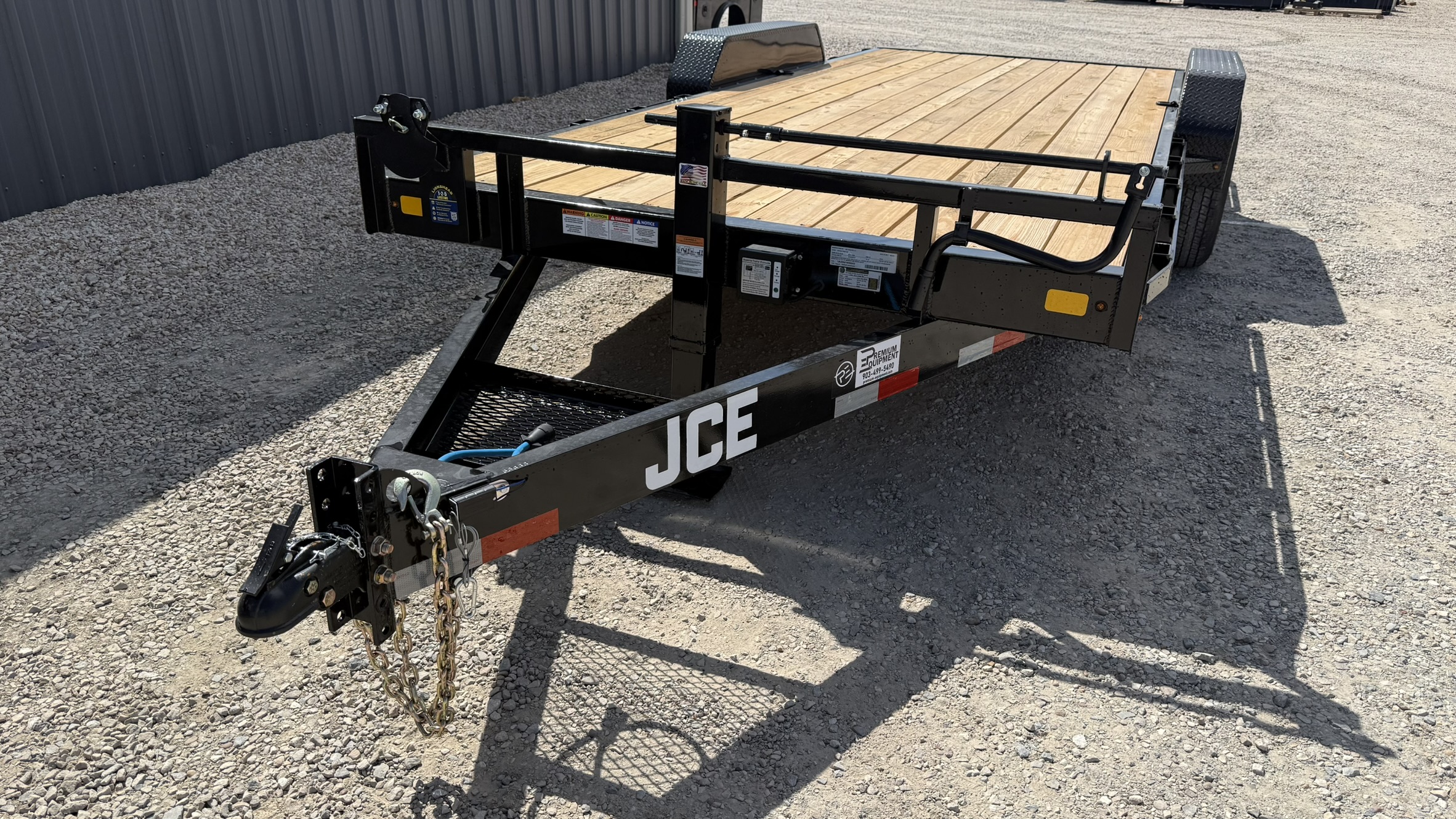 2027 JCE Trailers 83”x18’ 14k Equipment/Carhauler Trailer Trailer