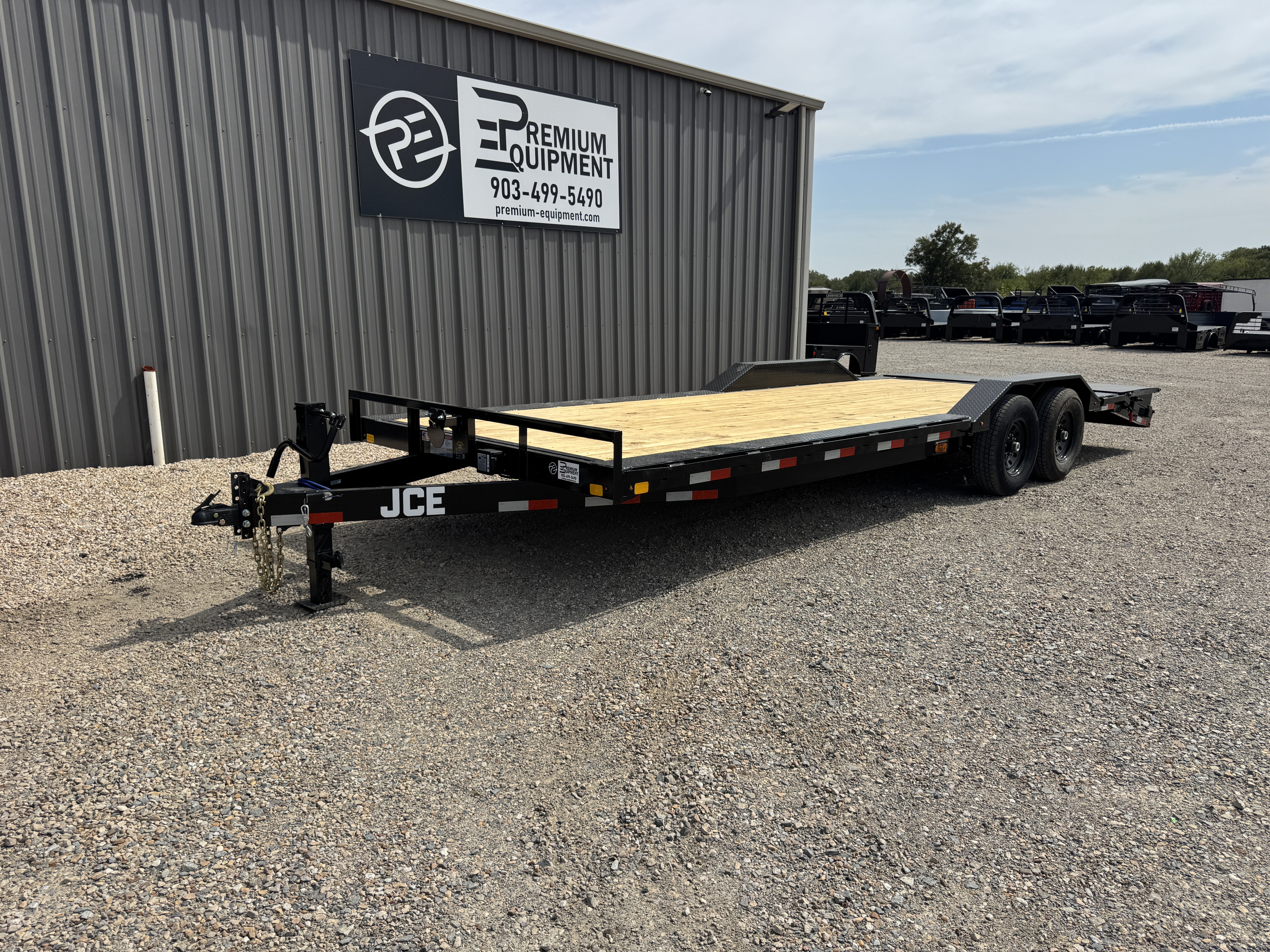 2027 JCE Trailers 102”x24’ Equipment/Carhauler Trailer Trailer