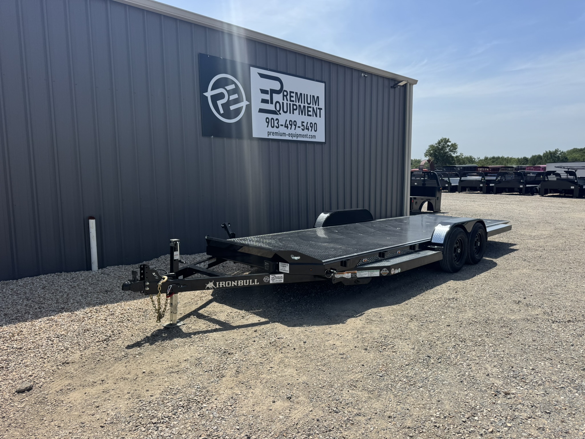 2026 Iron Bull Trailers 83"x22' TRB 10k Tilt Car Hauler Trailer Trailer