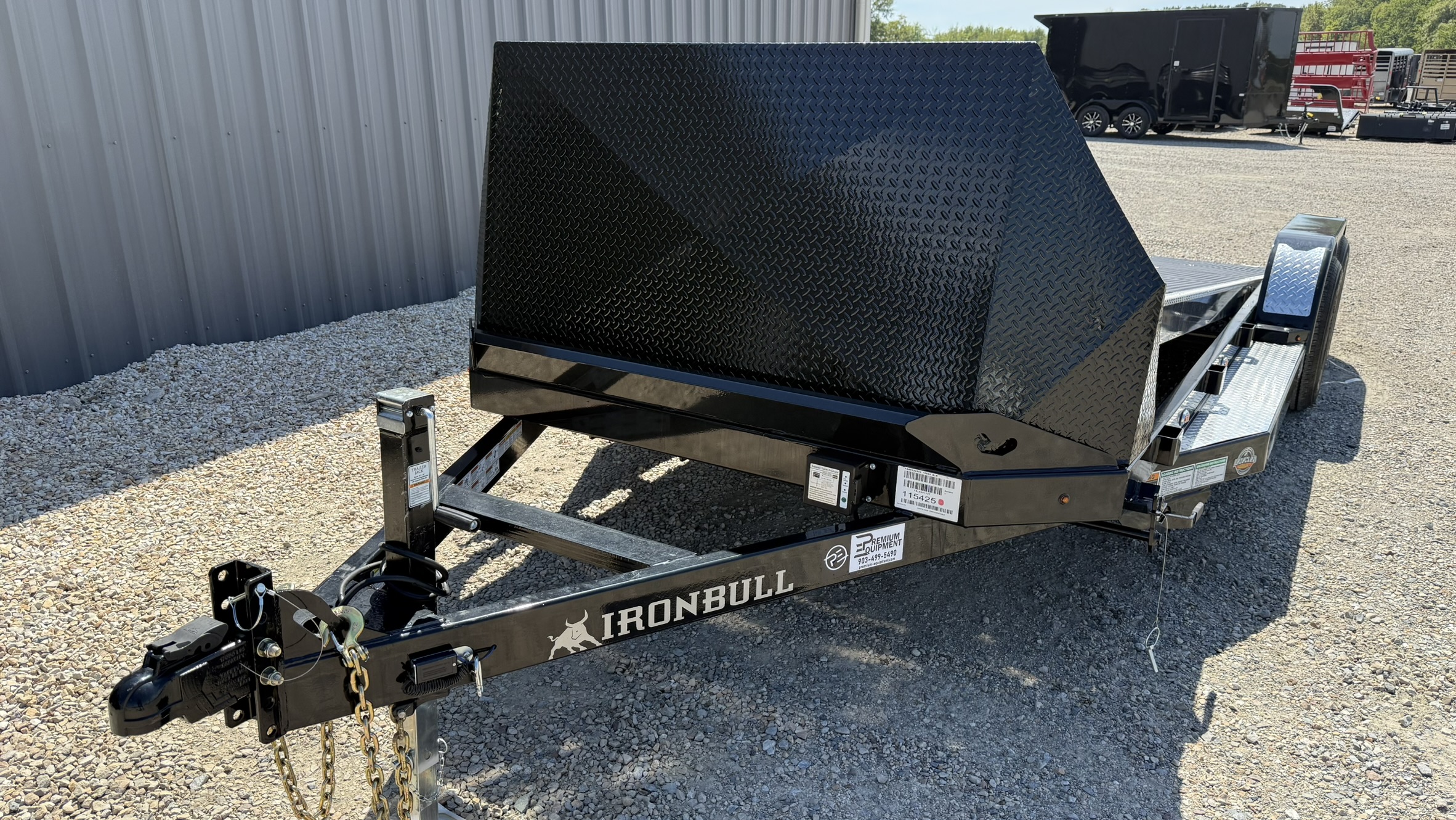 2026 Iron Bull Trailers 83"x22' TRB 10k Tilt Car Hauler Trailer w/Rock Guard Trailer