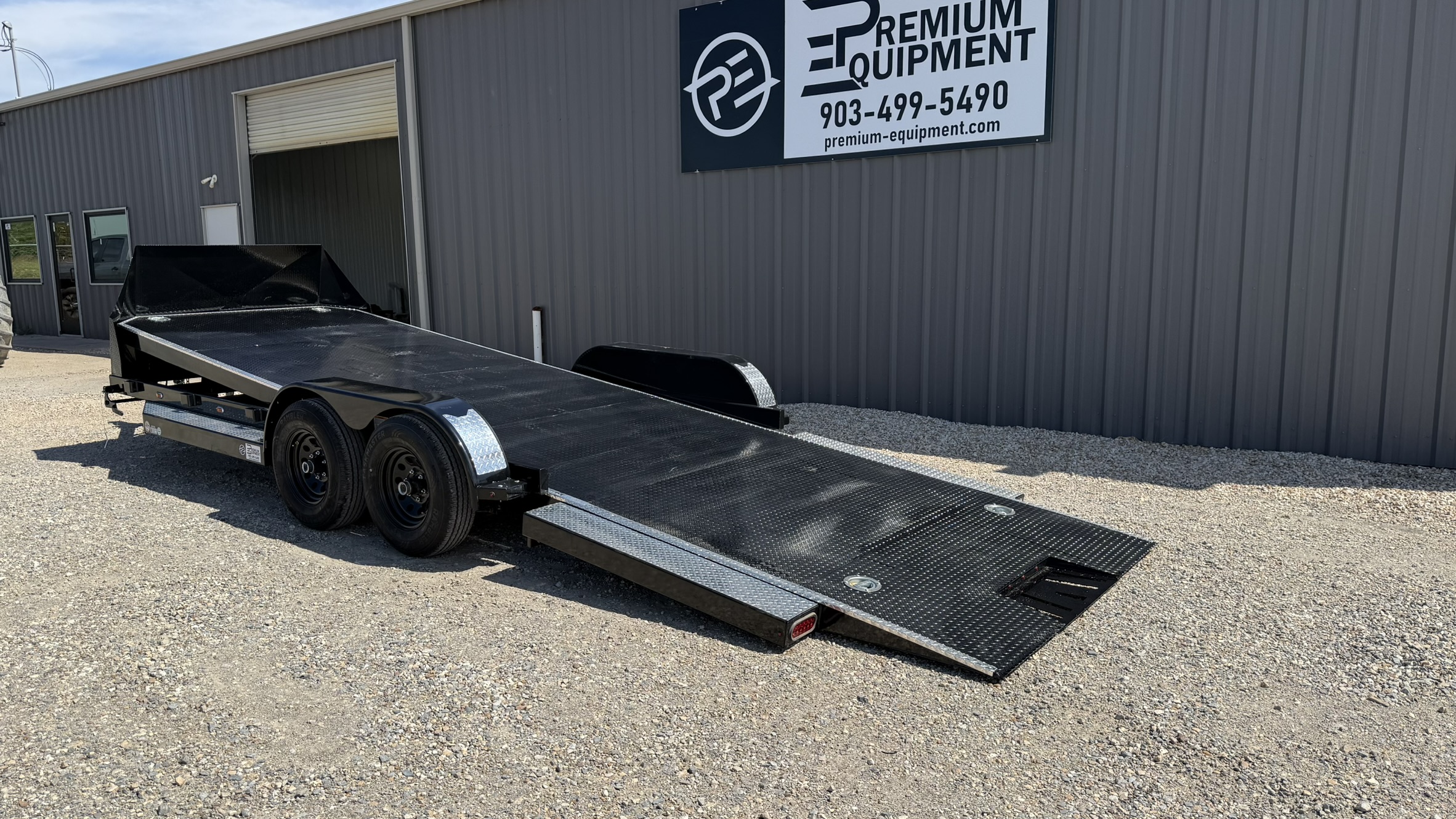 2026 Iron Bull Trailers 83"x22' TRB 10k Tilt Car Hauler Trailer w/Rock Guard Trailer