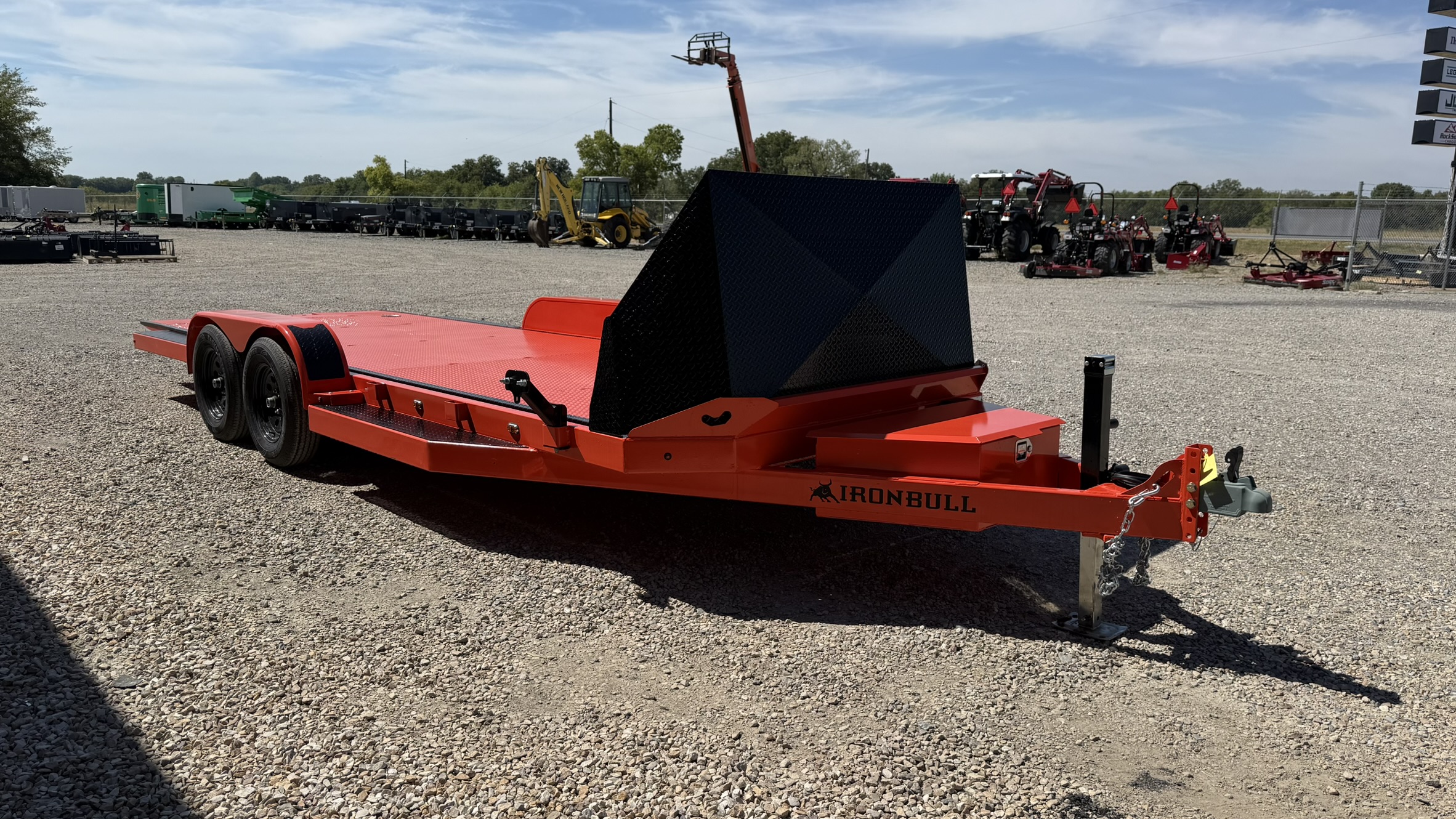 2026 Iron Bull Trailers 83"x20' TRB Tilt Car Hauler Trailer w/Rock Guard Trailer
