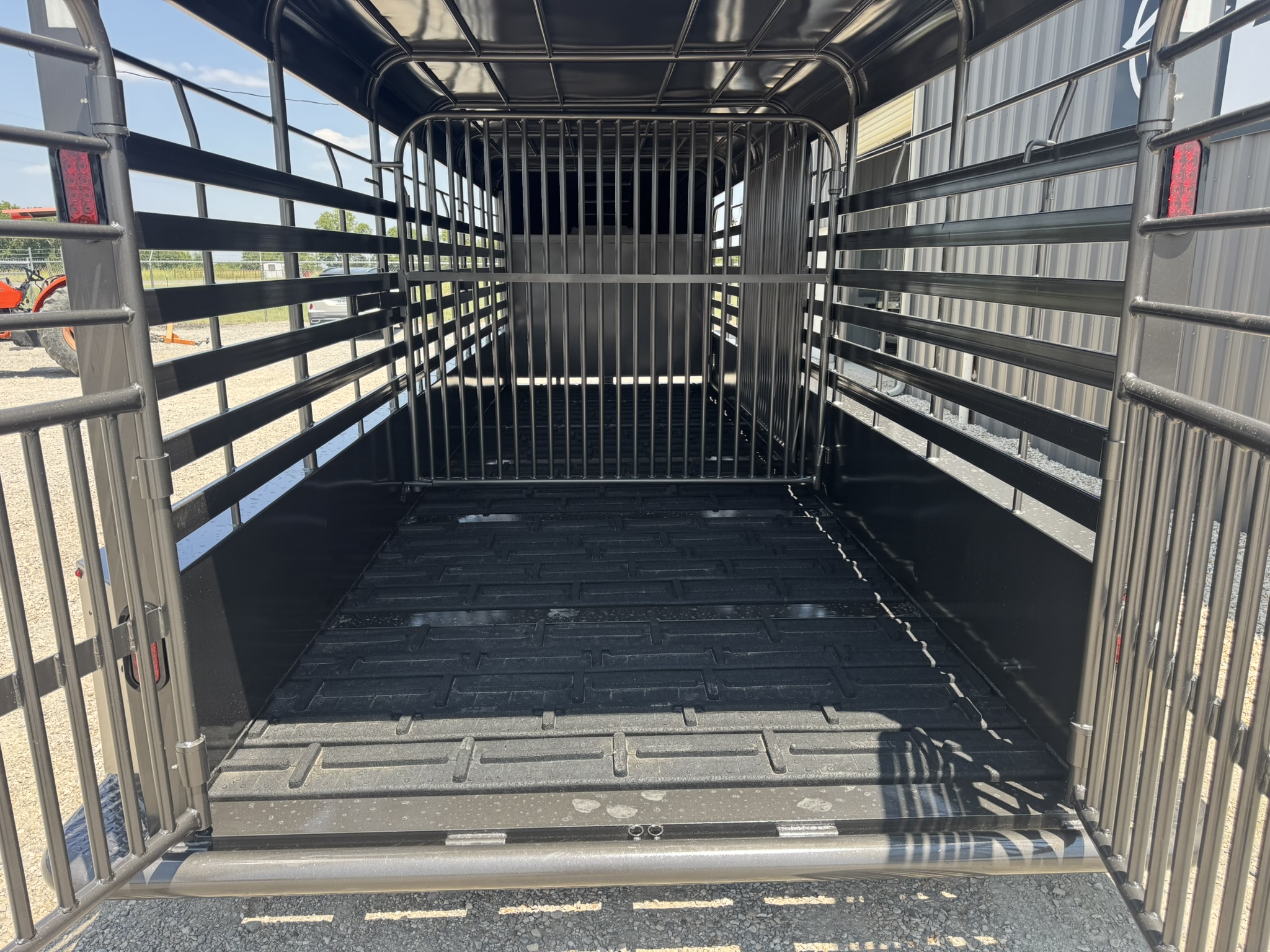2027 Goodguys Trailers 6'8" x 24' Gooseneck Hard Top Stockman Livestock Trailer Trailer