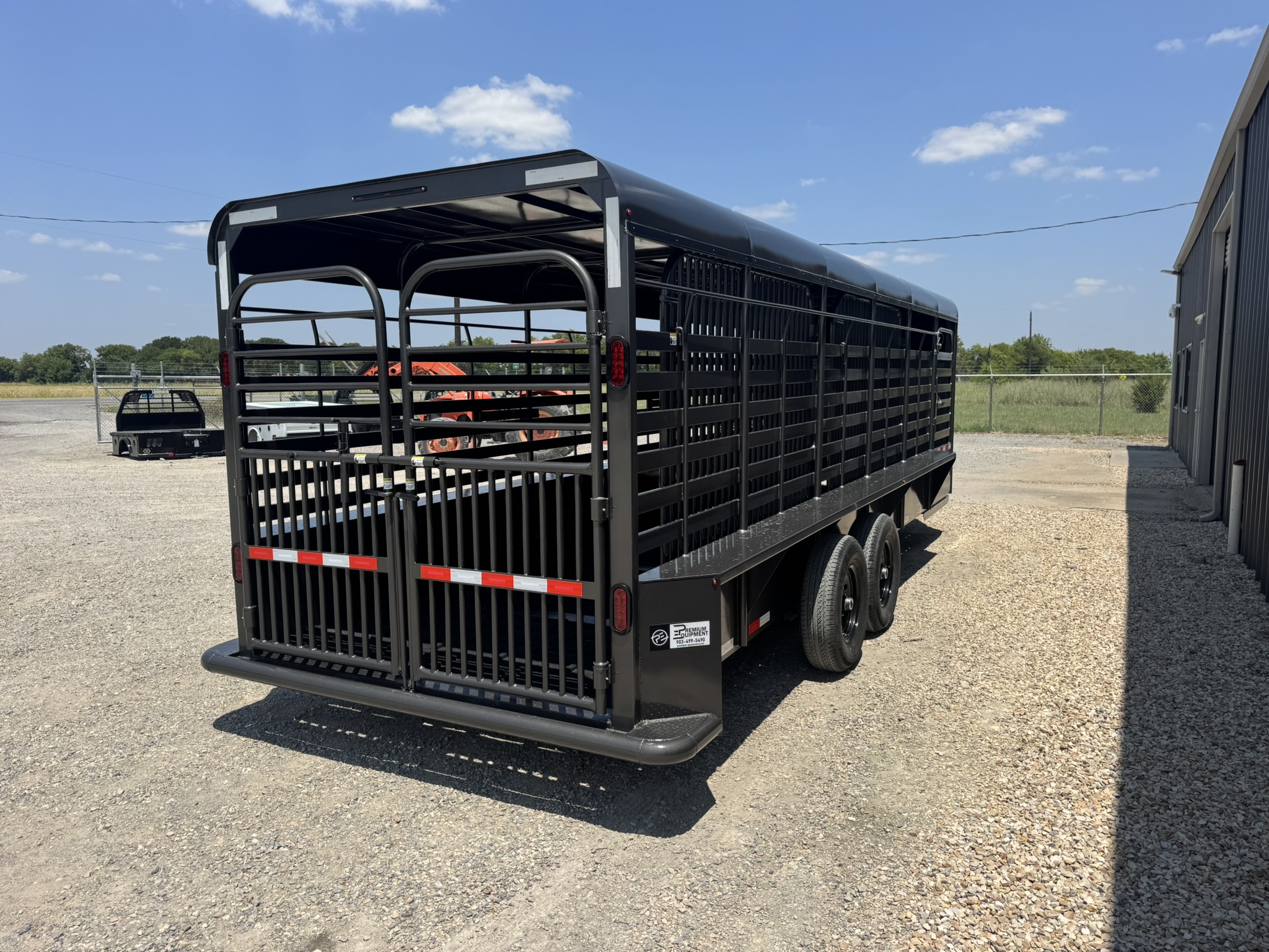 2027 Goodguys Trailers 6'8" x 24' Gooseneck Hard Top Stockman Livestock Trailer Trailer