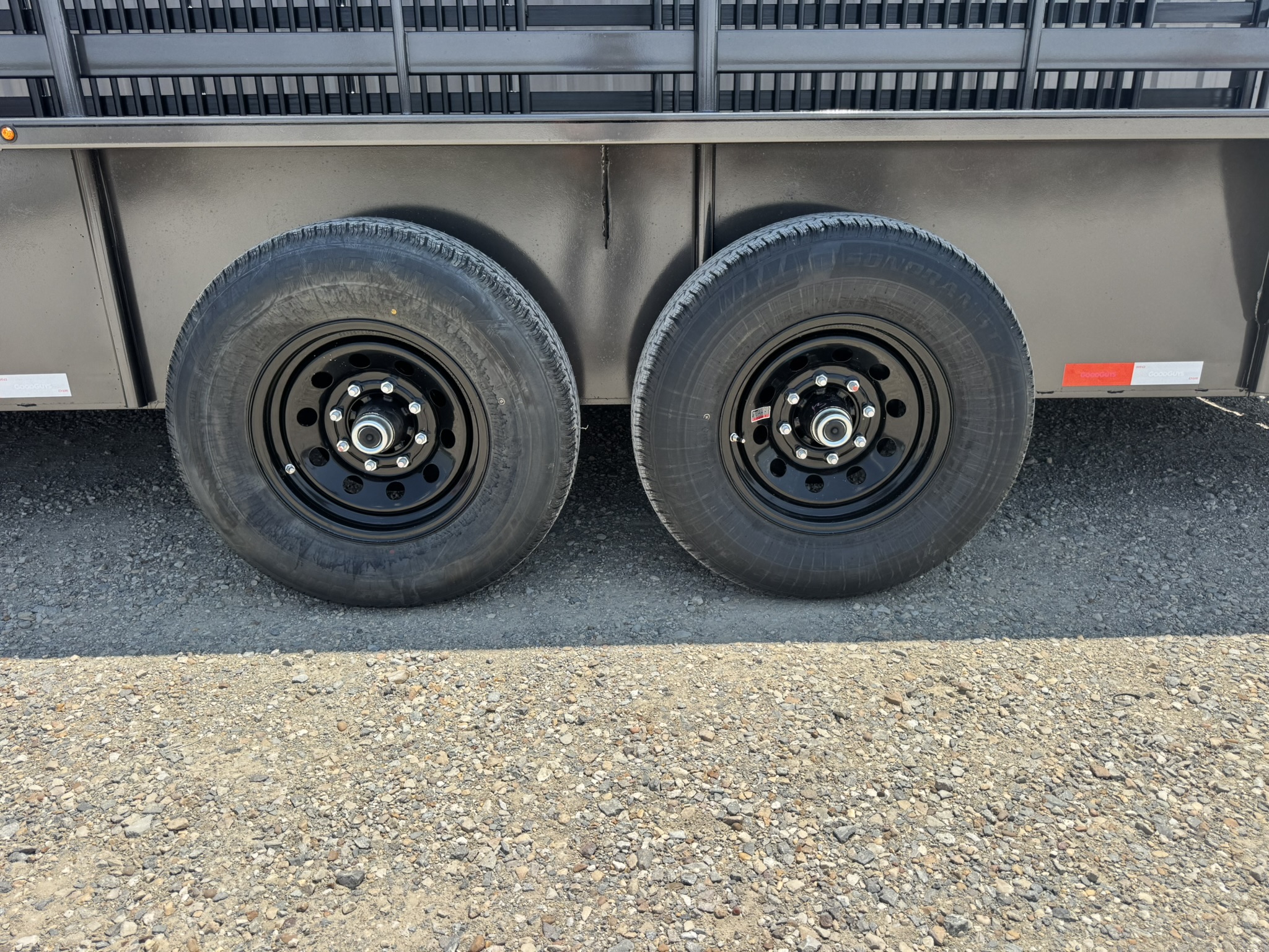 2027 Goodguys Trailers 6'8" x 24' Gooseneck Hard Top Stockman Livestock Trailer Trailer