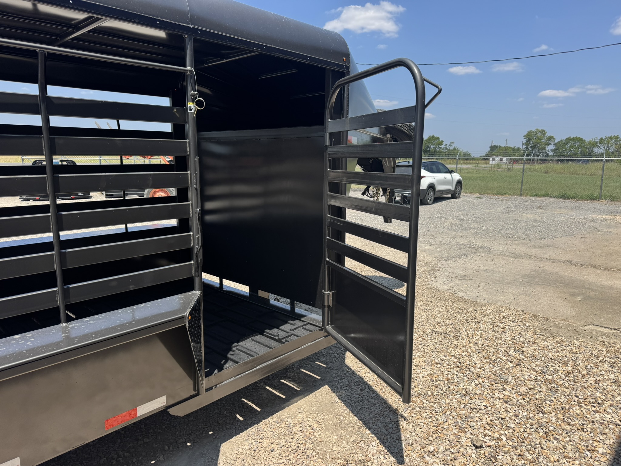2027 Goodguys Trailers 6'8" x 24' Gooseneck Hard Top Stockman Livestock Trailer Trailer