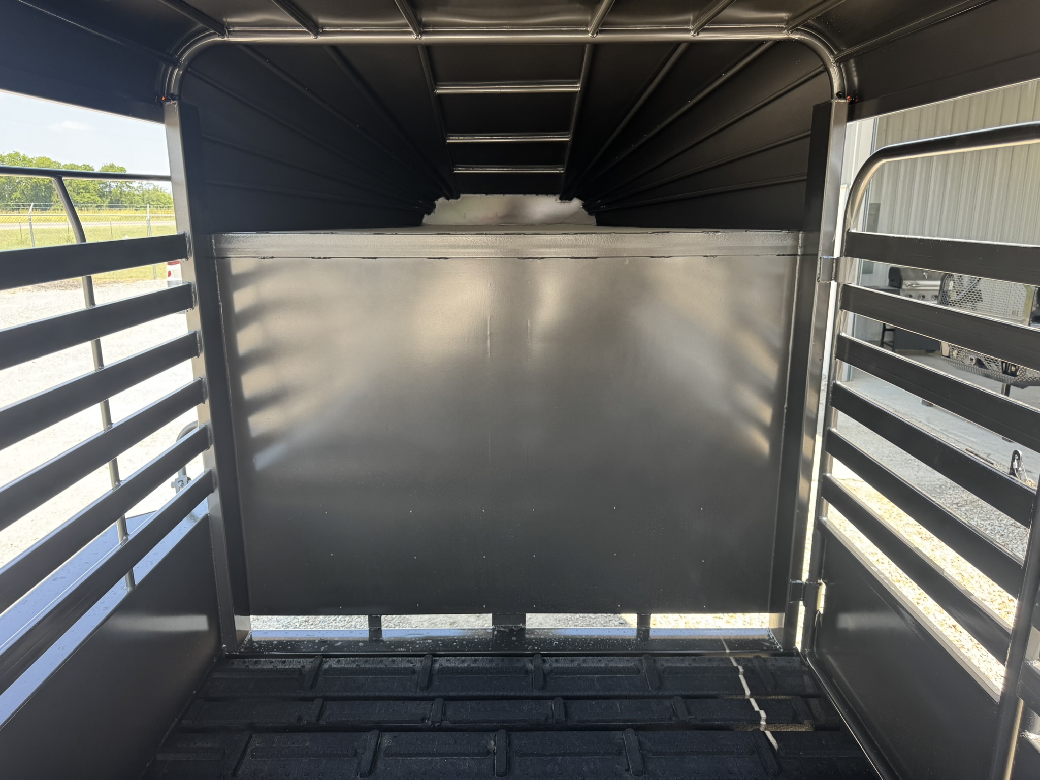 2027 Goodguys Trailers 6'8" x 24' Gooseneck Hard Top Stockman Livestock Trailer Trailer