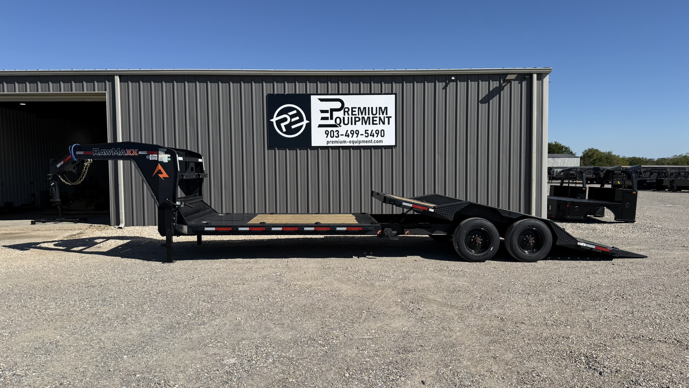 2027 RawMaxx GTX 102" x 28' Gooseneck Gravity Tilt Trailer Trailer