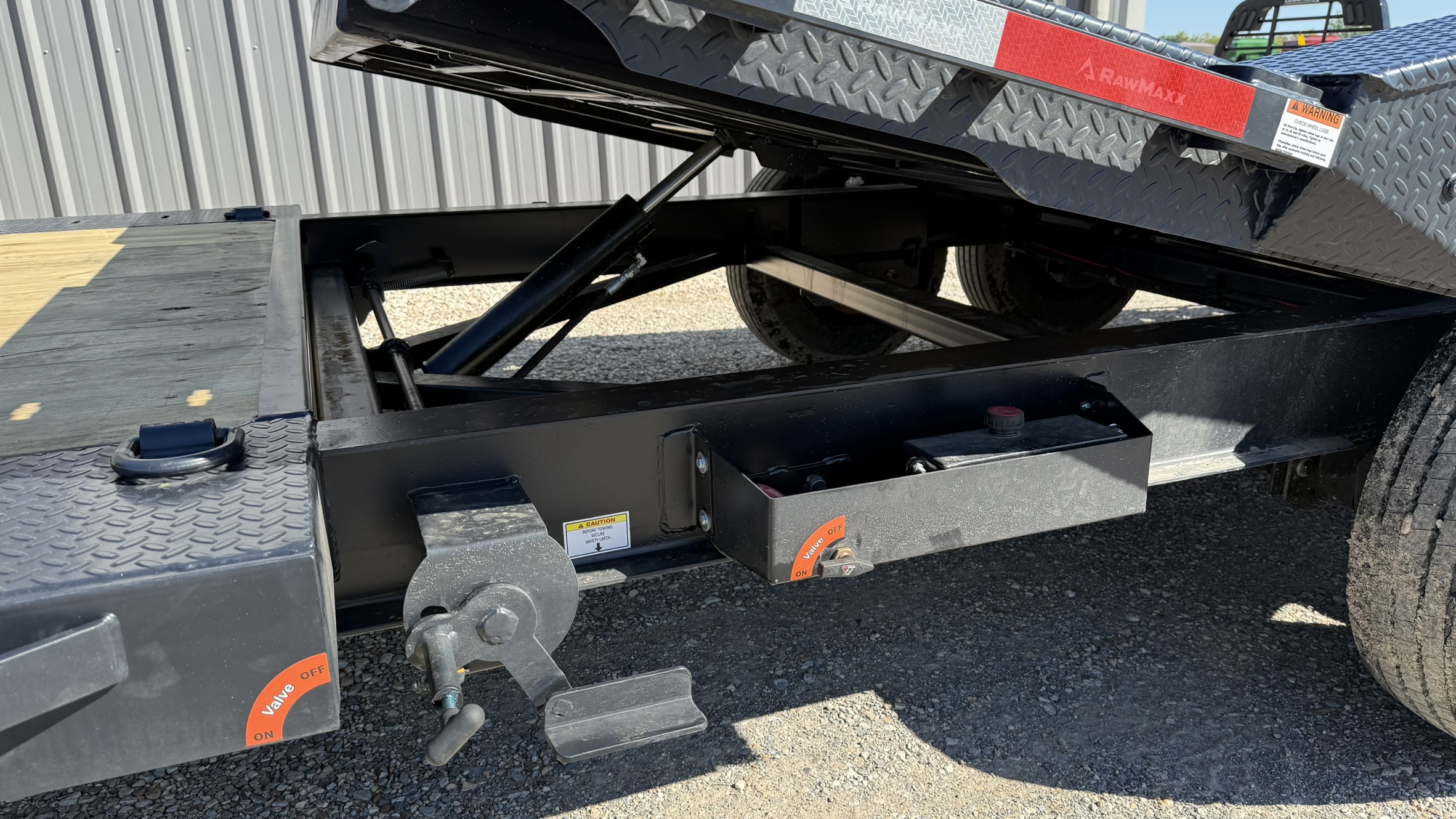 2027 RawMaxx GTX 102" x 28' Gooseneck Gravity Tilt Trailer Trailer