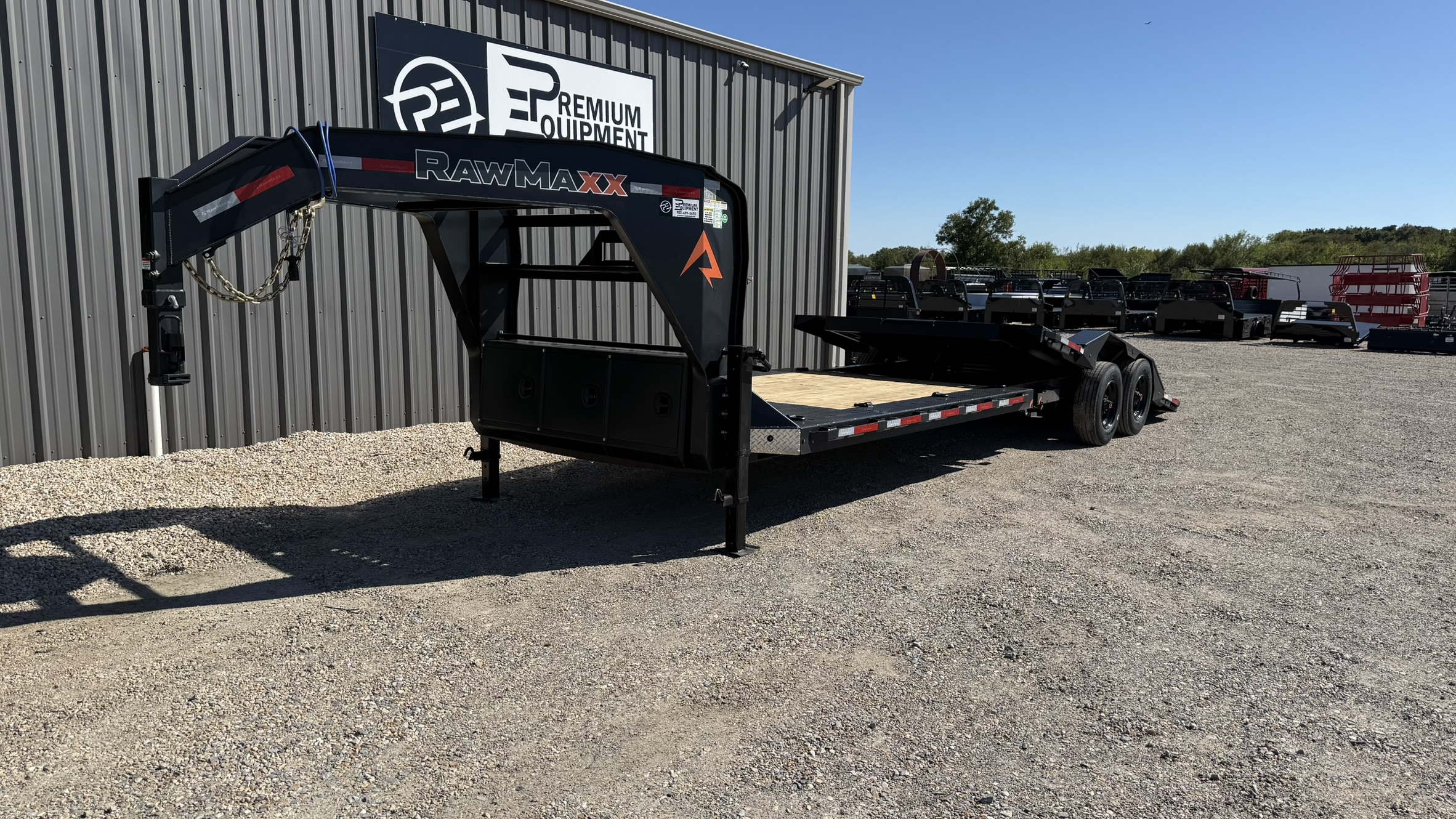 2027 RawMaxx GTX 102" x 28' Gooseneck Gravity Tilt Trailer Trailer