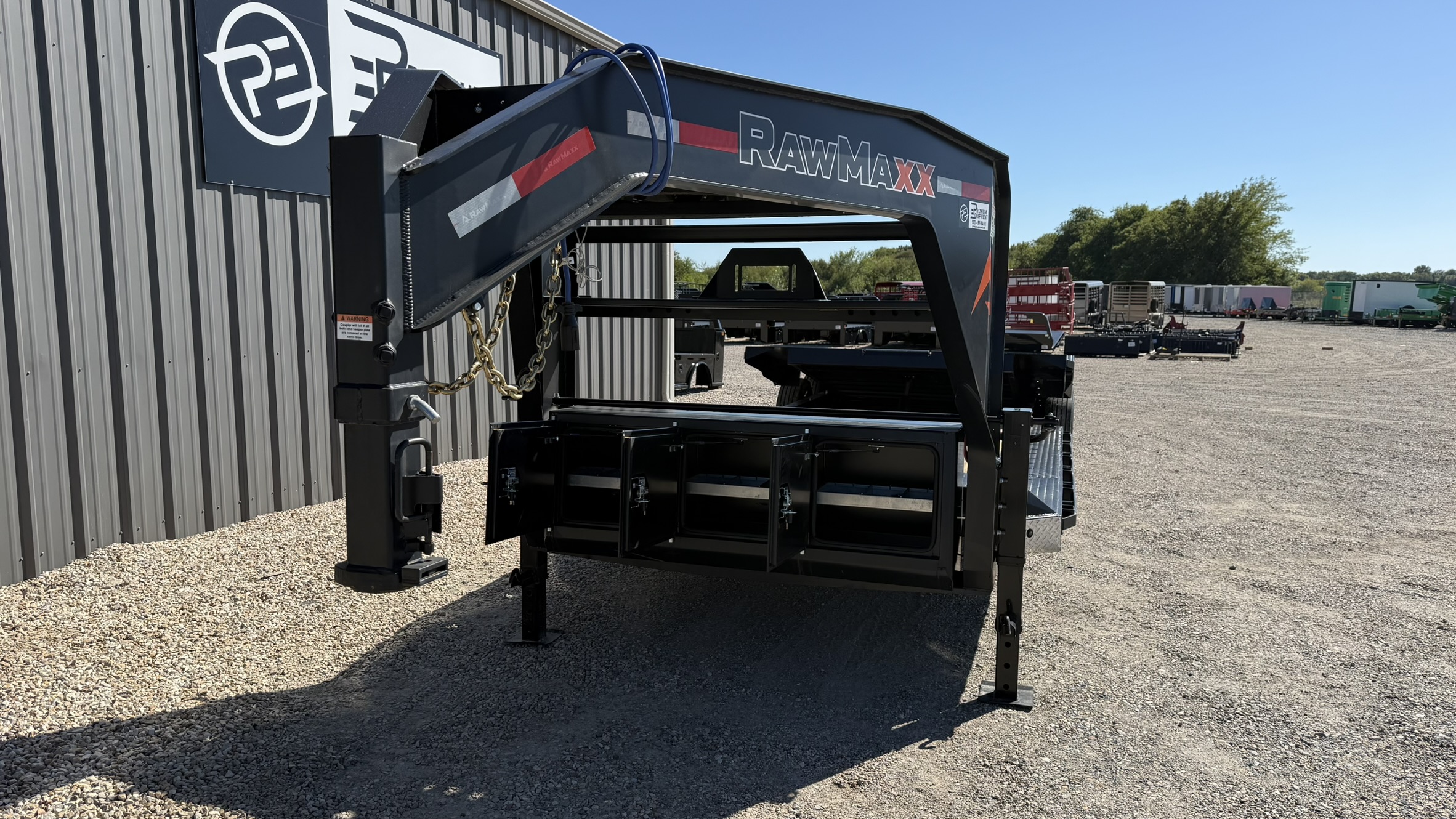 2027 RawMaxx GTX 102" x 28' Gooseneck Gravity Tilt Trailer Trailer