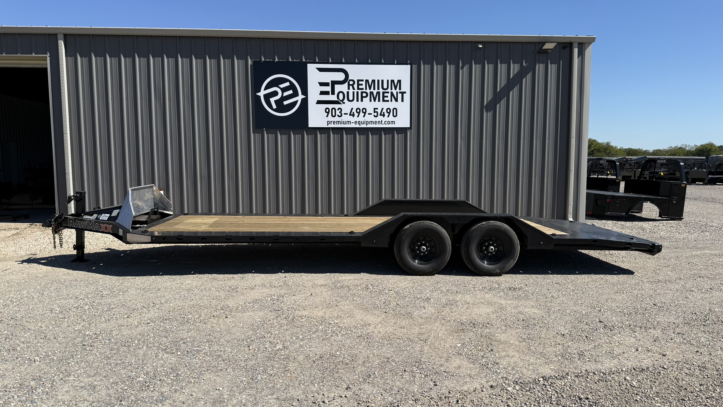 2027 RawMaxx 102" x 24' SLX I-Beam Car Hauler Trailer