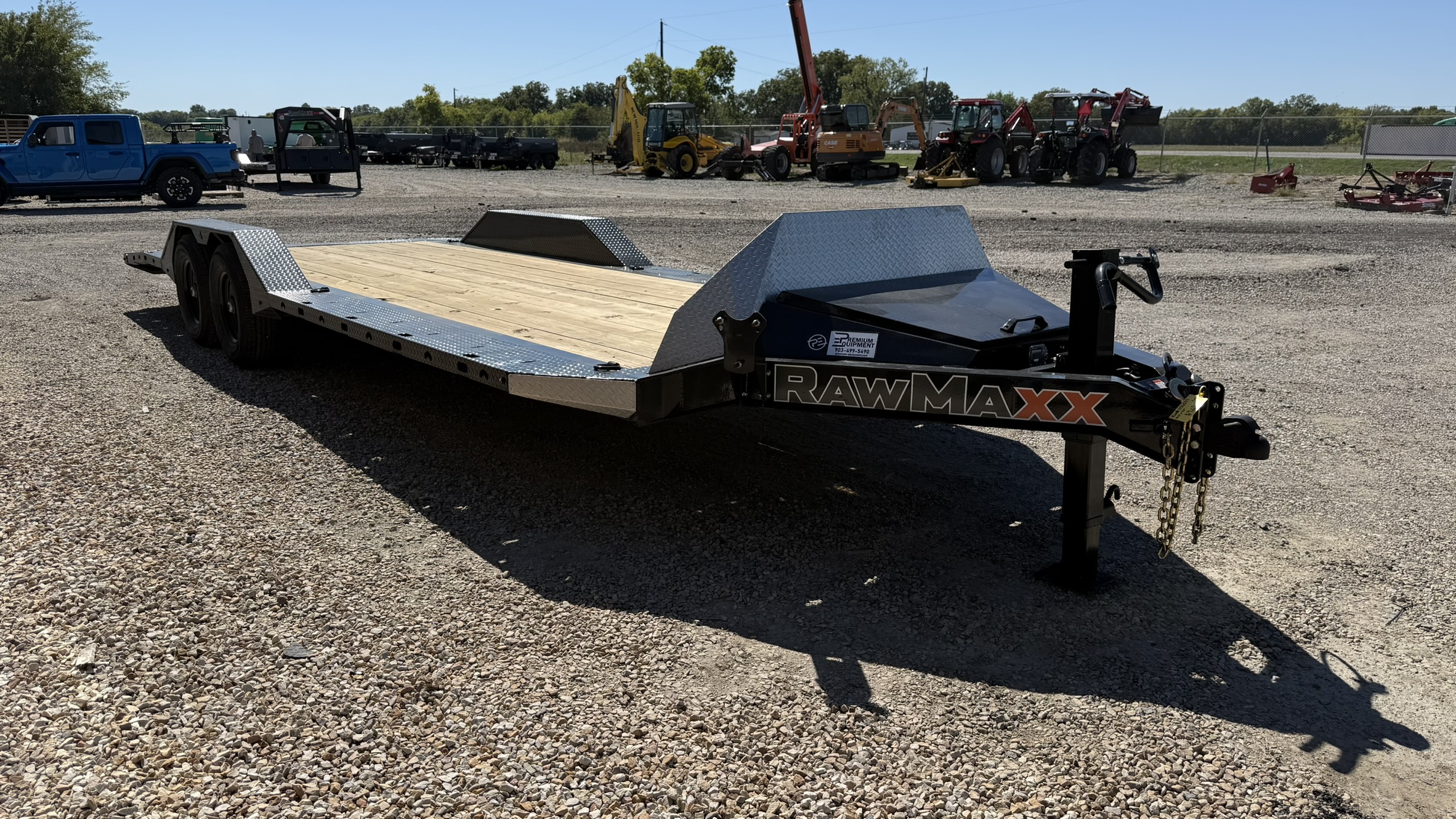 2027 RawMaxx 102" x 24' SLX I-Beam Car Hauler Trailer