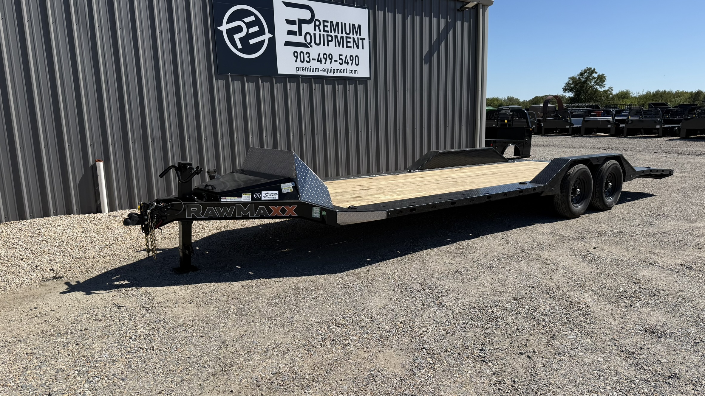 2027 RawMaxx 102" x 24' SLX I-Beam Car Hauler Trailer