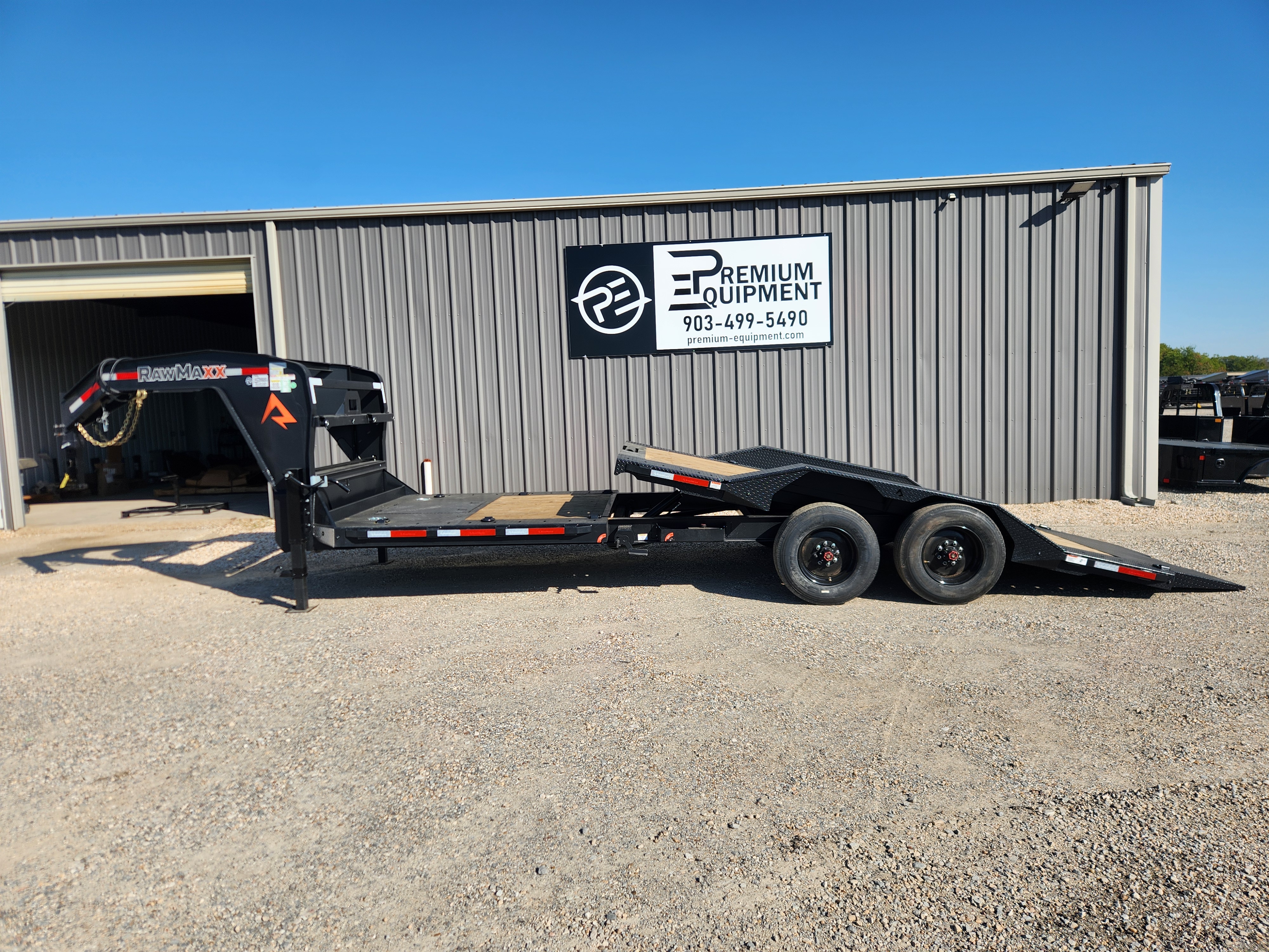 2027 RawMaxx GTX 102" x 24' Gooseneck Gravity Tilt Trailer Trailer