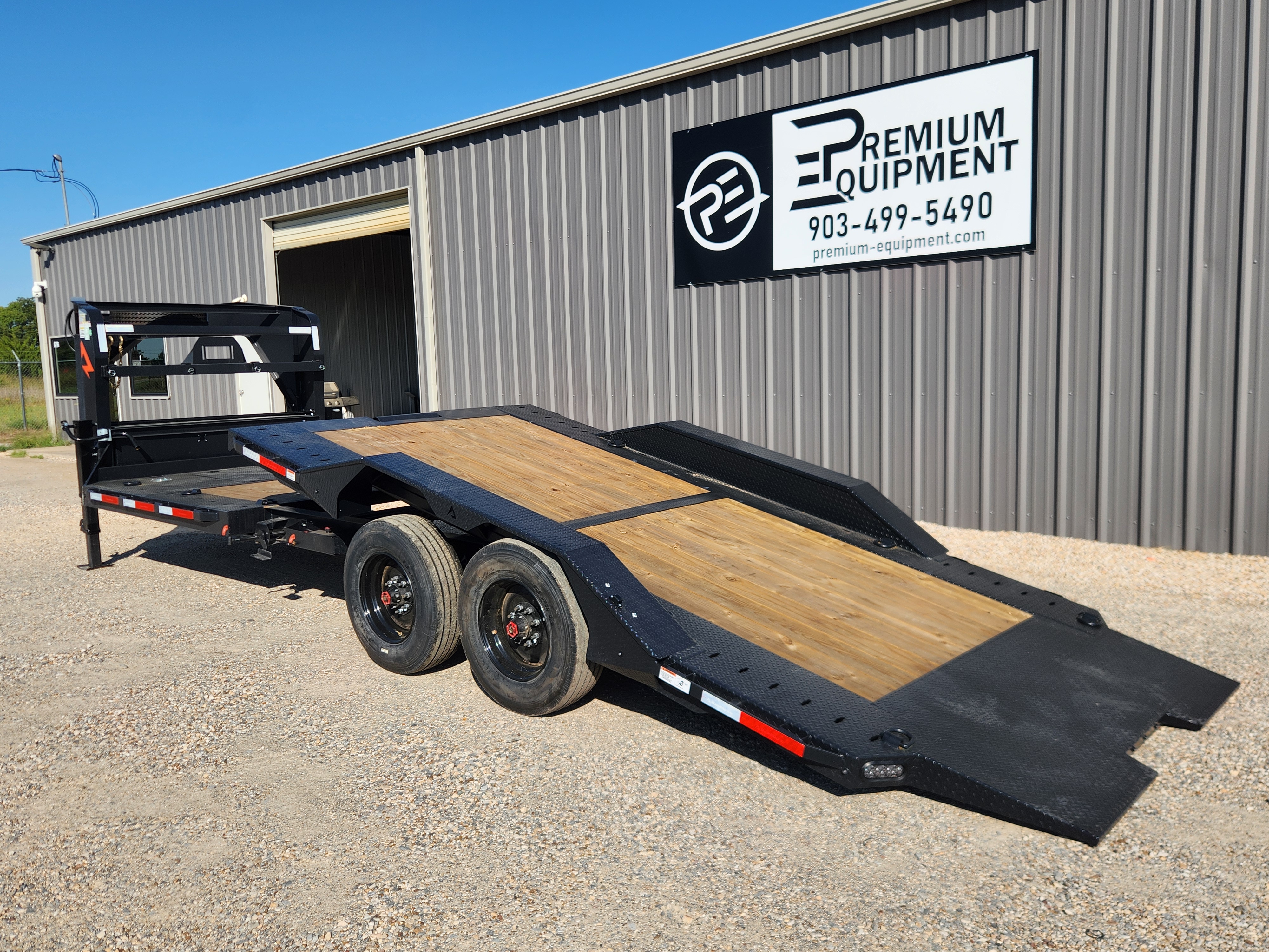 2027 RawMaxx GTX 102" x 24' Gooseneck Gravity Tilt Trailer Trailer