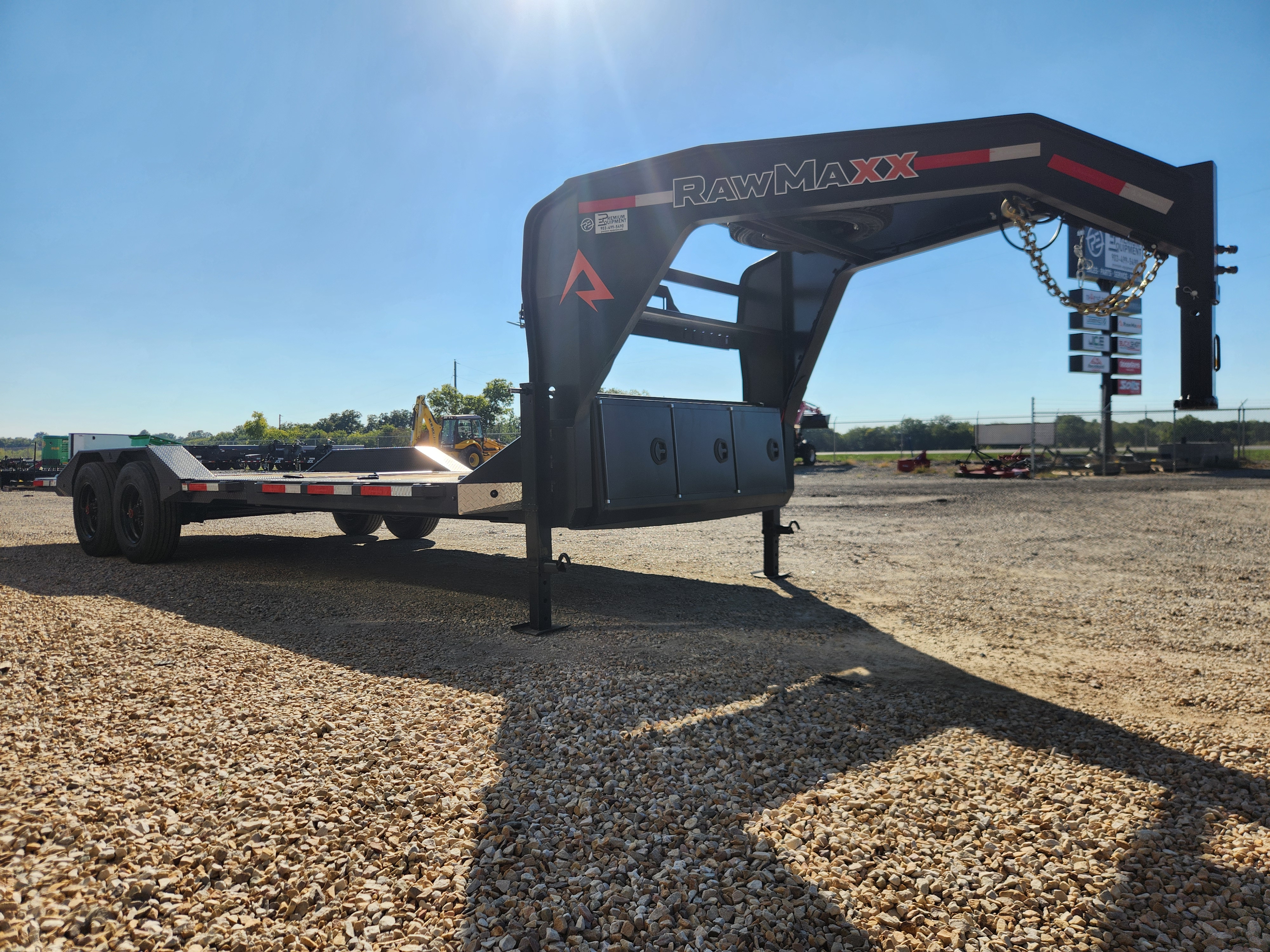 2027 RawMaxx GTX 102" x 24' Gooseneck Gravity Tilt Trailer Trailer