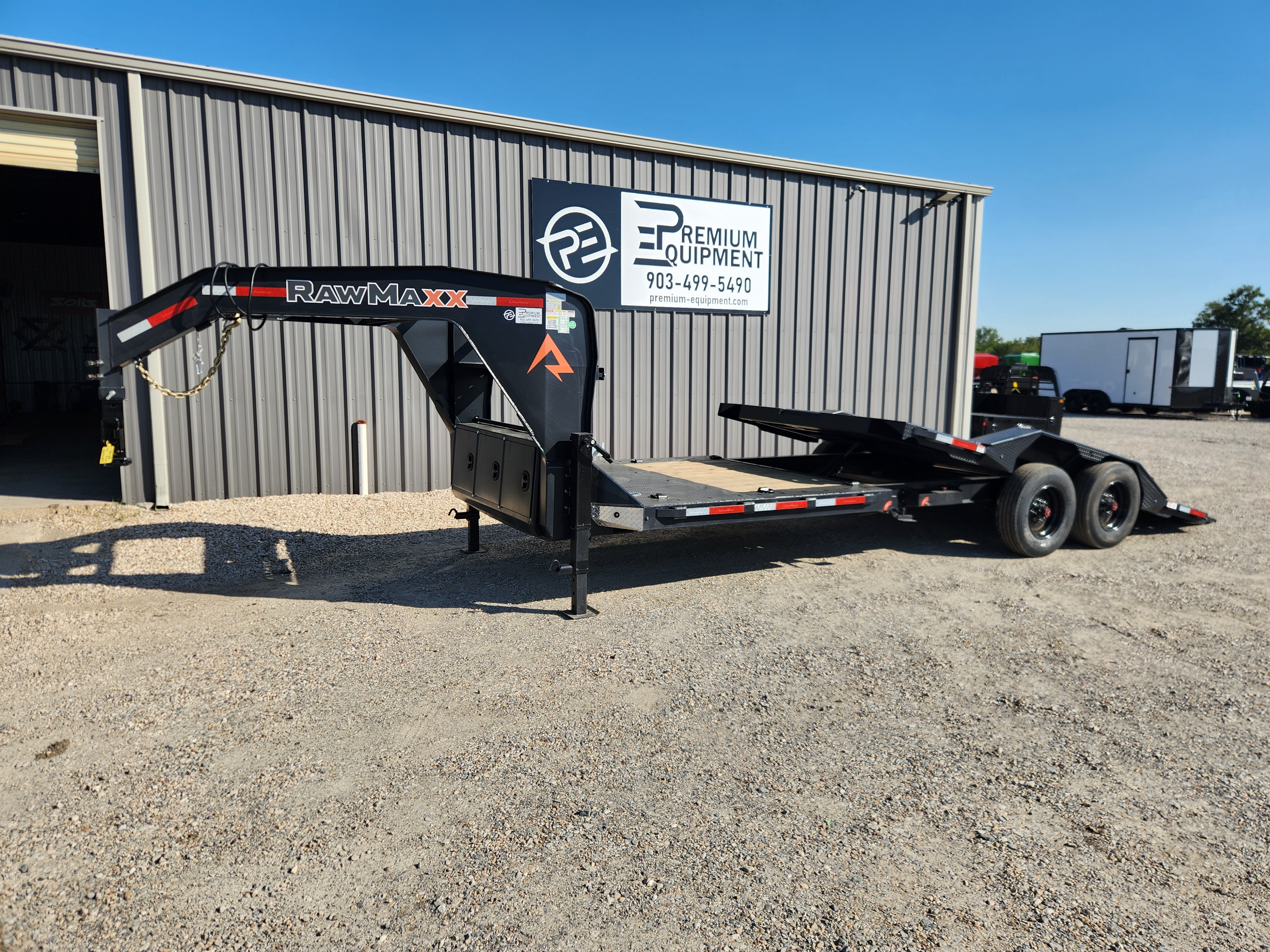 2027 RawMaxx GTX 102" x 24' Gooseneck Gravity Tilt Trailer Trailer