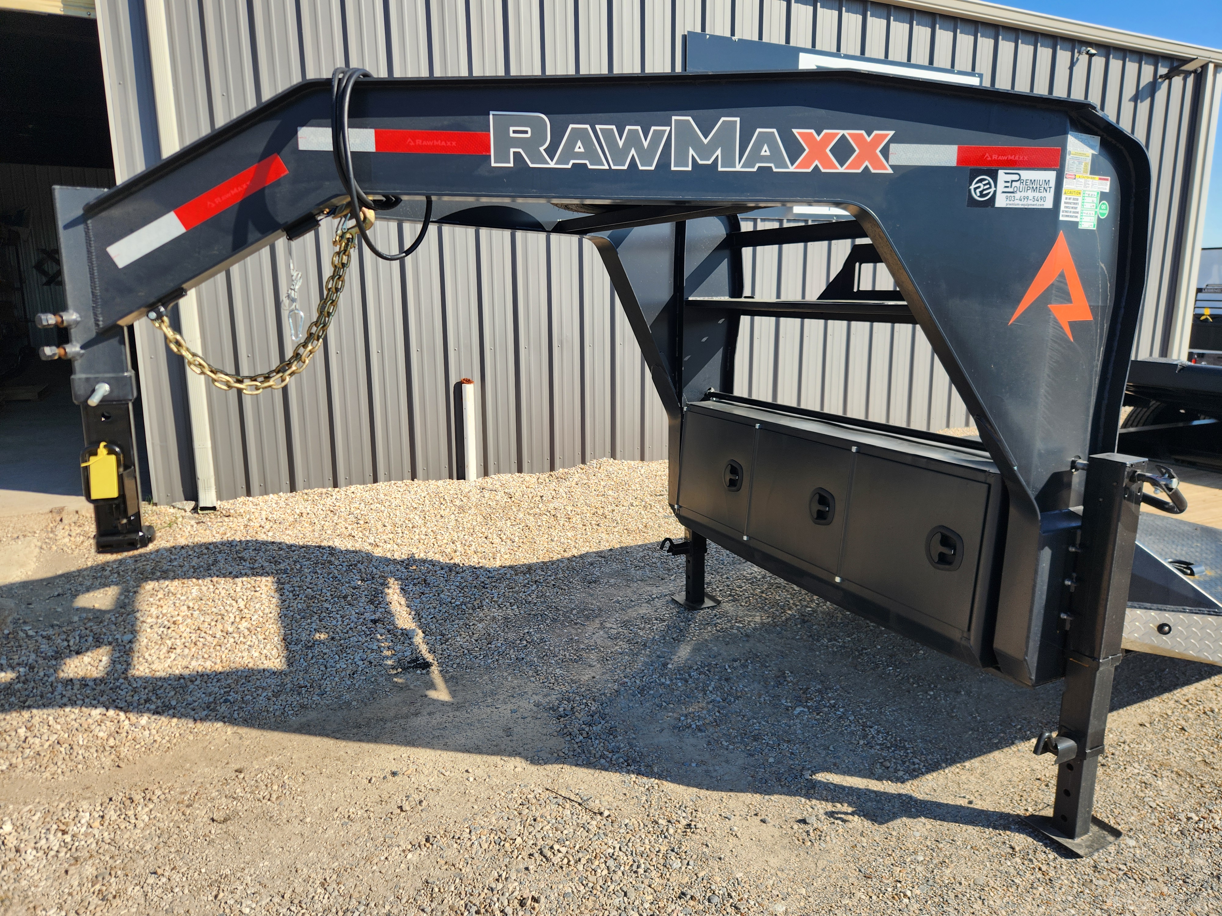 2027 RawMaxx GTX 102" x 24' Gooseneck Gravity Tilt Trailer Trailer