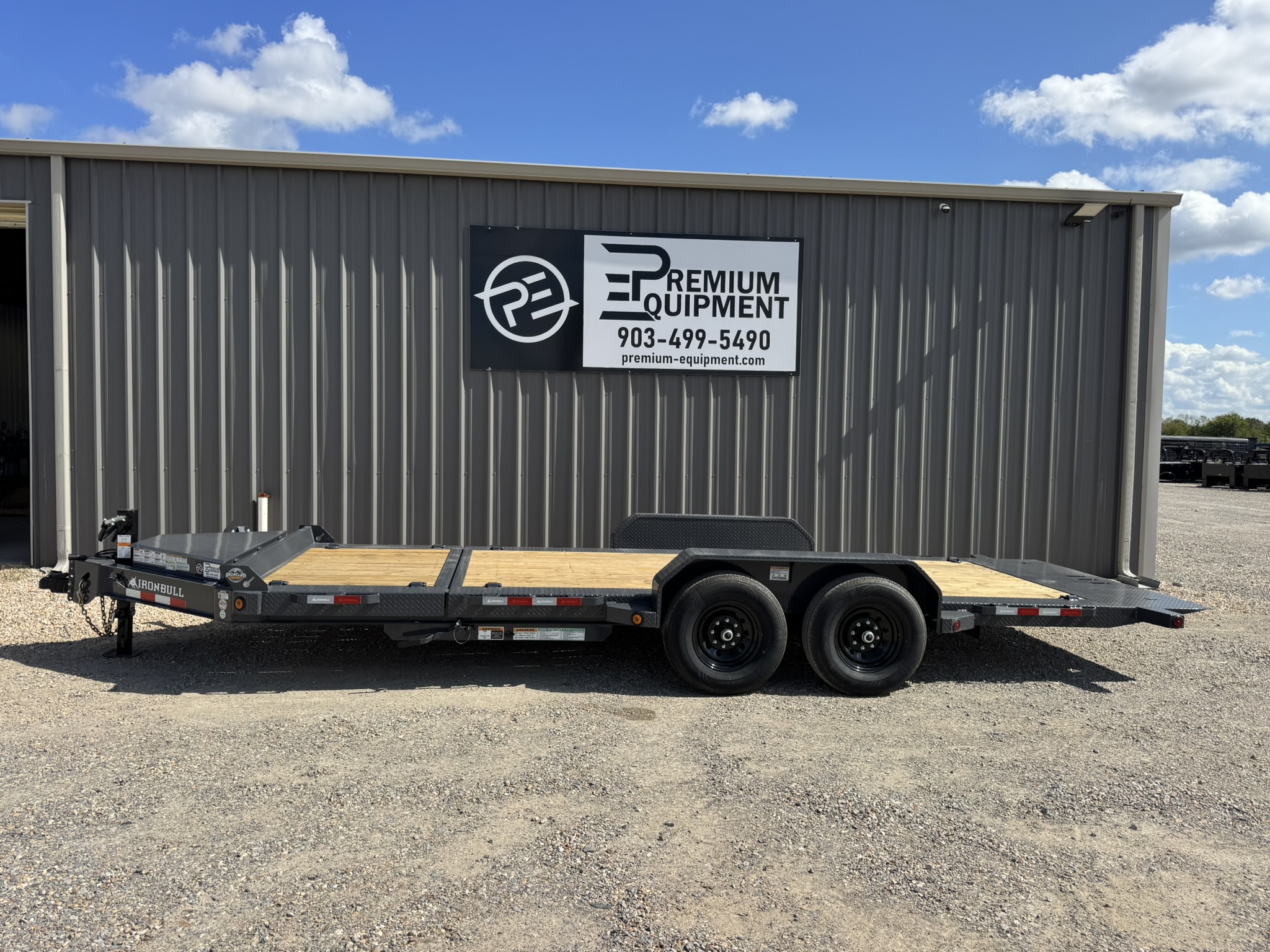 2027 Iron Bull Trailers 83"x20' 14K Gravity Tilt Equipment Trailer Trailer