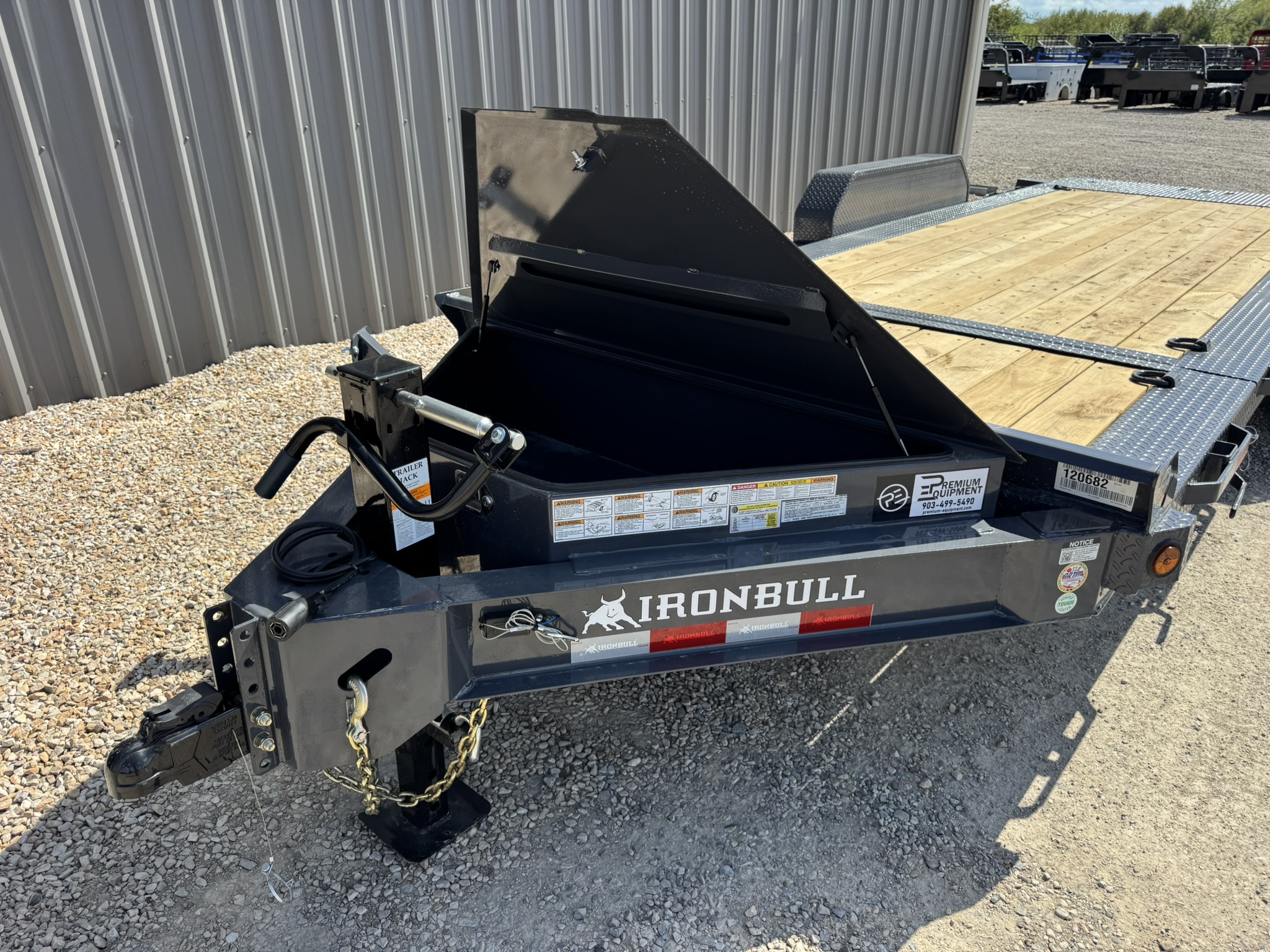 2027 Iron Bull Trailers 83"x20' 14K Gravity Tilt Equipment Trailer Trailer