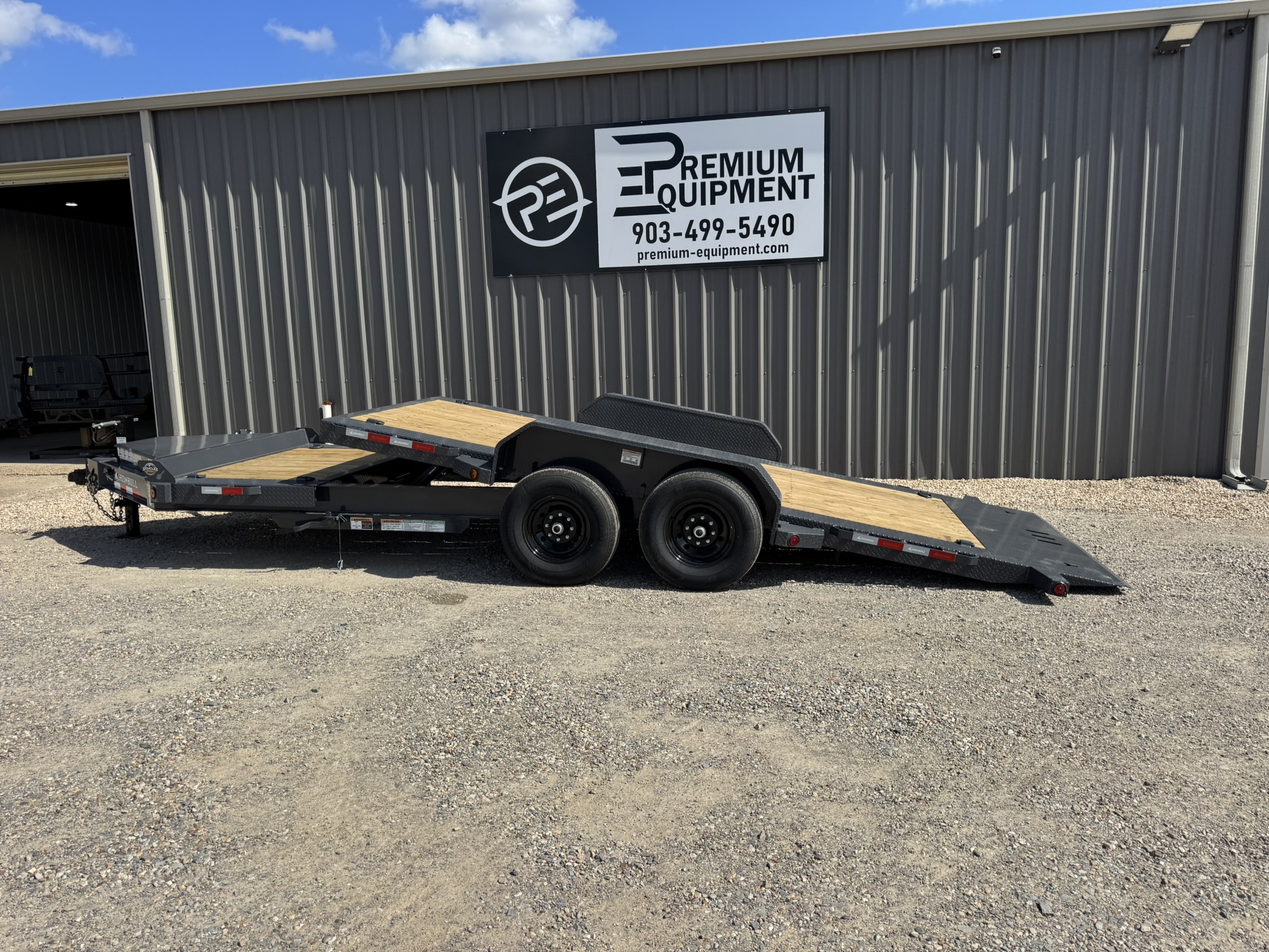 2027 Iron Bull Trailers 83"x20' 14K Gravity Tilt Equipment Trailer Trailer