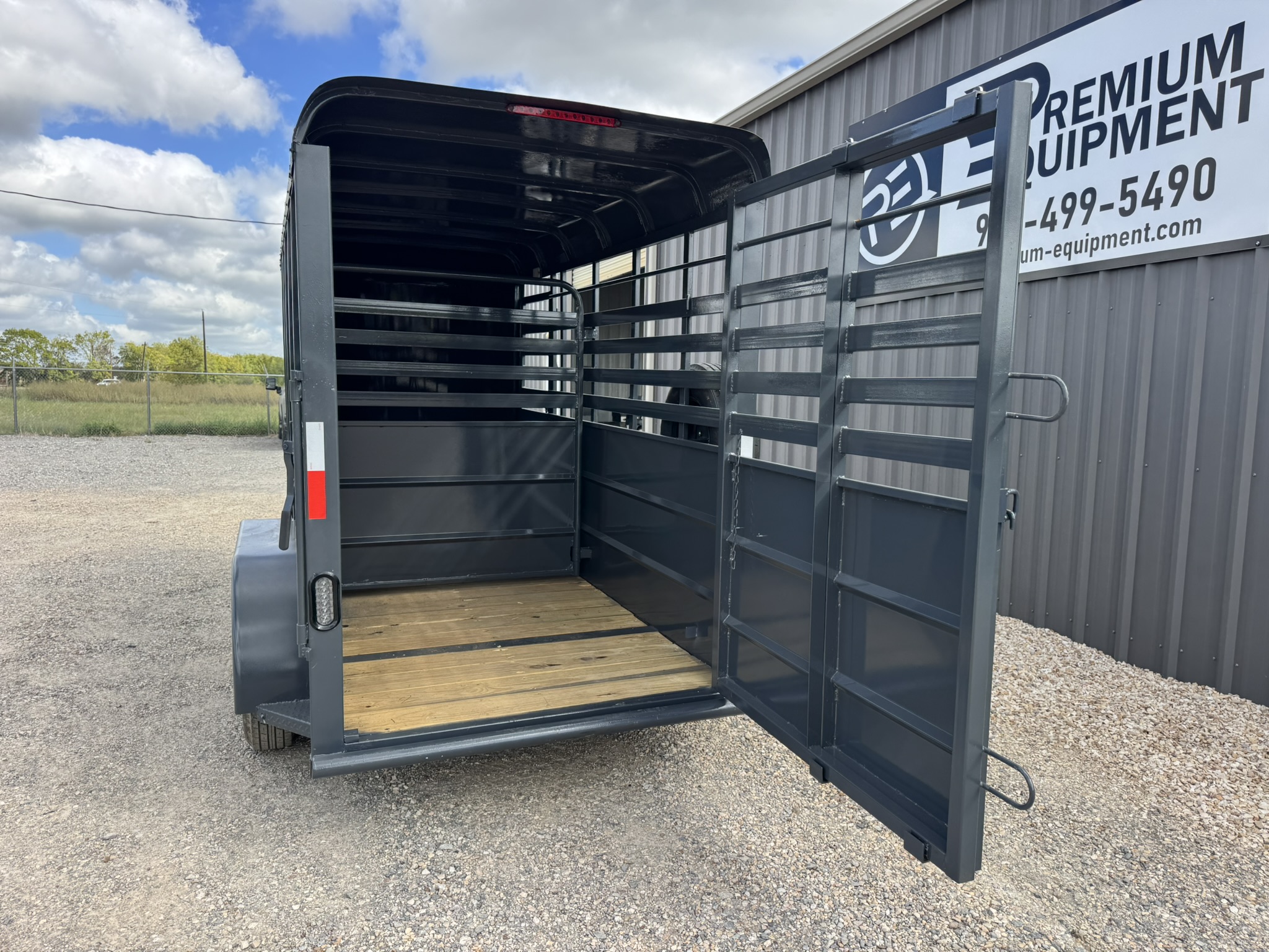 2026 AC Trailers Stock Runner 5’x14’ Bumper Pull Livestock Trailer Trailer