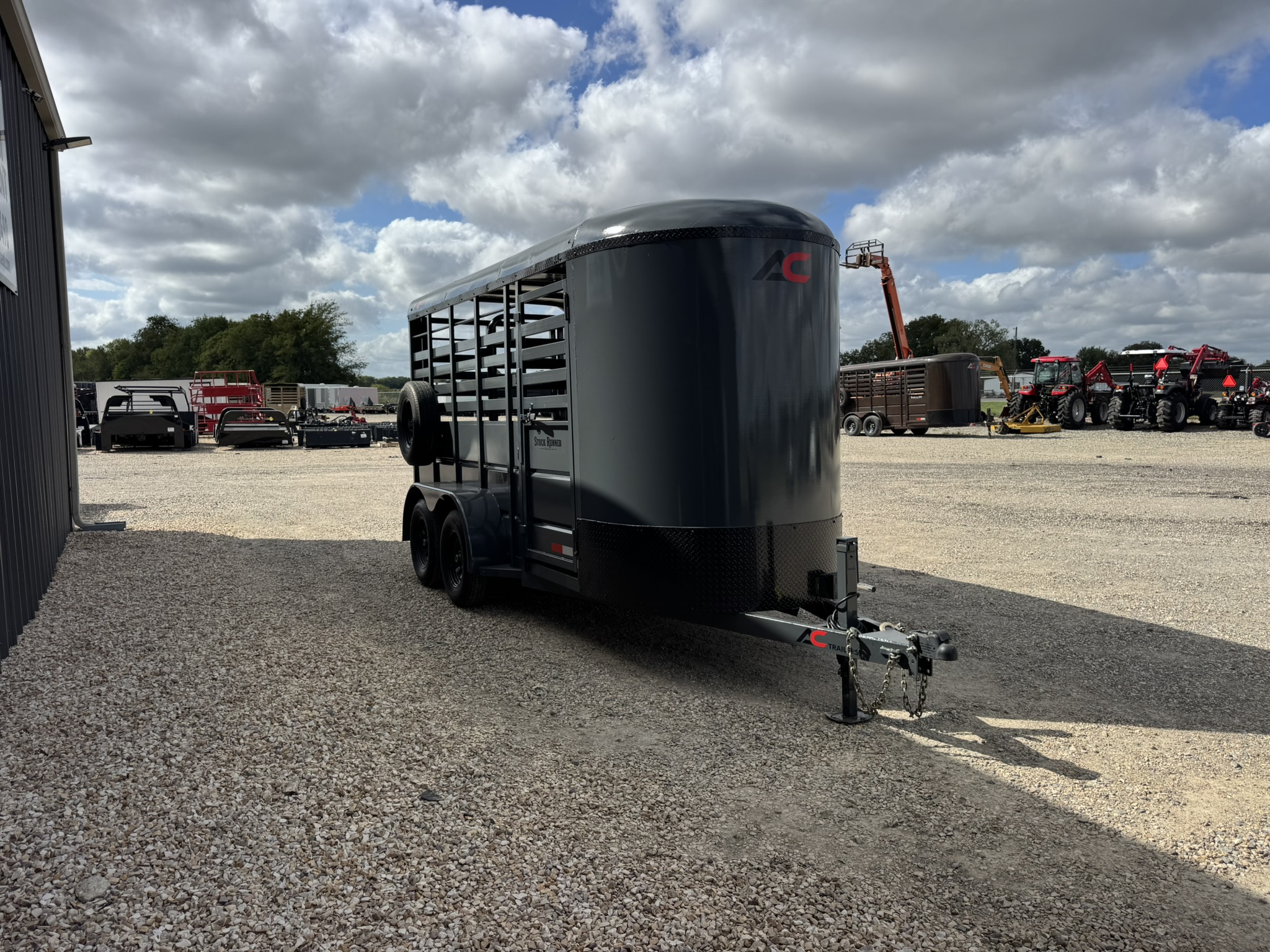 2026 AC Trailers Stock Runner 5’x14’ Bumper Pull Livestock Trailer Trailer