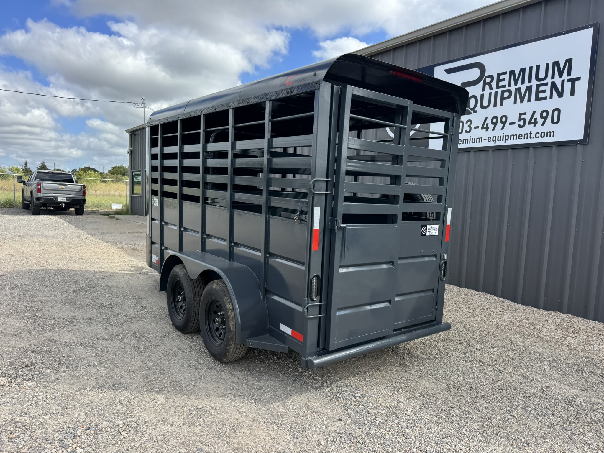 2026 AC Trailers Stock Runner 5’x14’ Bumper Pull Livestock Trailer Trailer