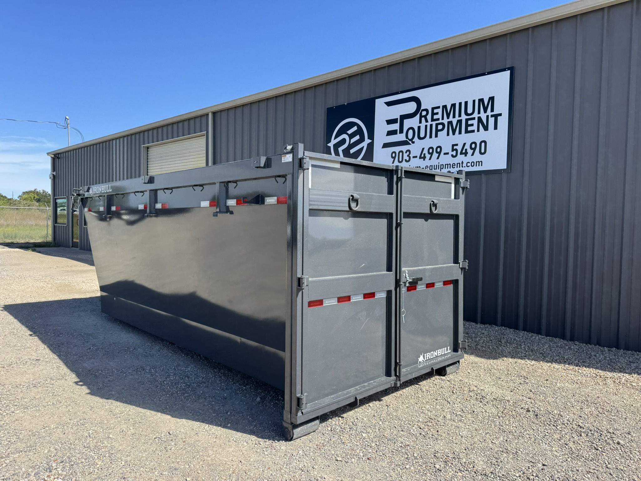 2027 Iron Bull Trailers 83x16’ Roll Off Bin with 6’ Sides Trailer
