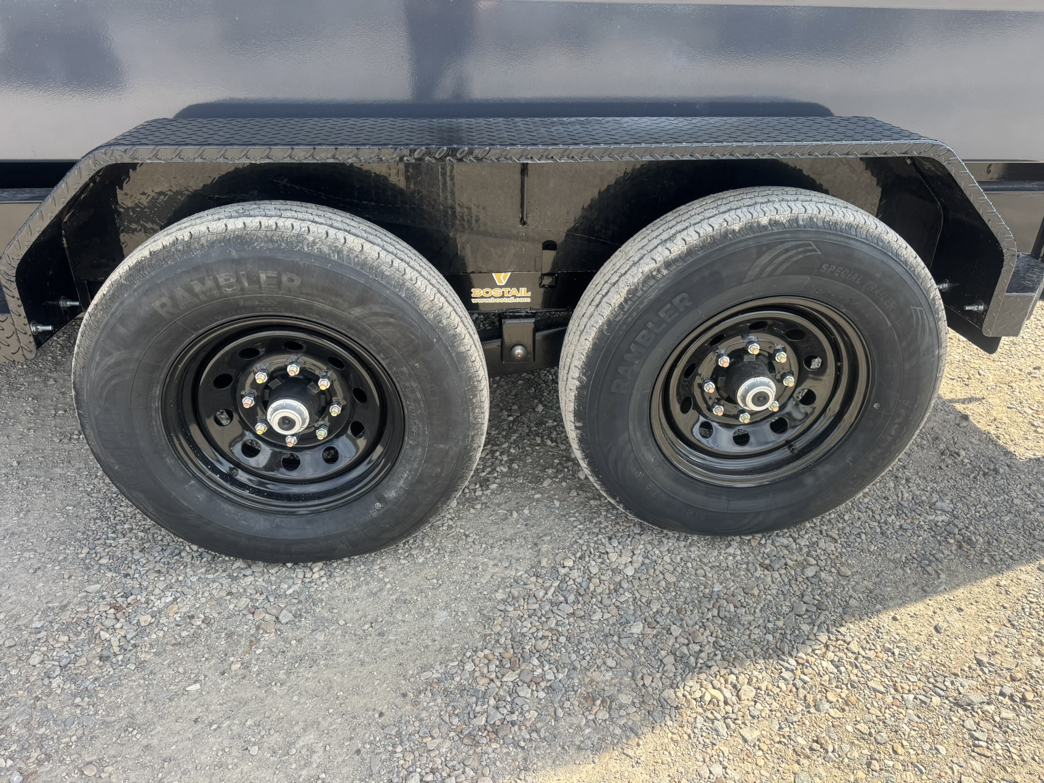 2027 Iron Bull Trailers 83"x16' 14k DBG Roll Off Dump Trailer Package with 3 Bins Trailer