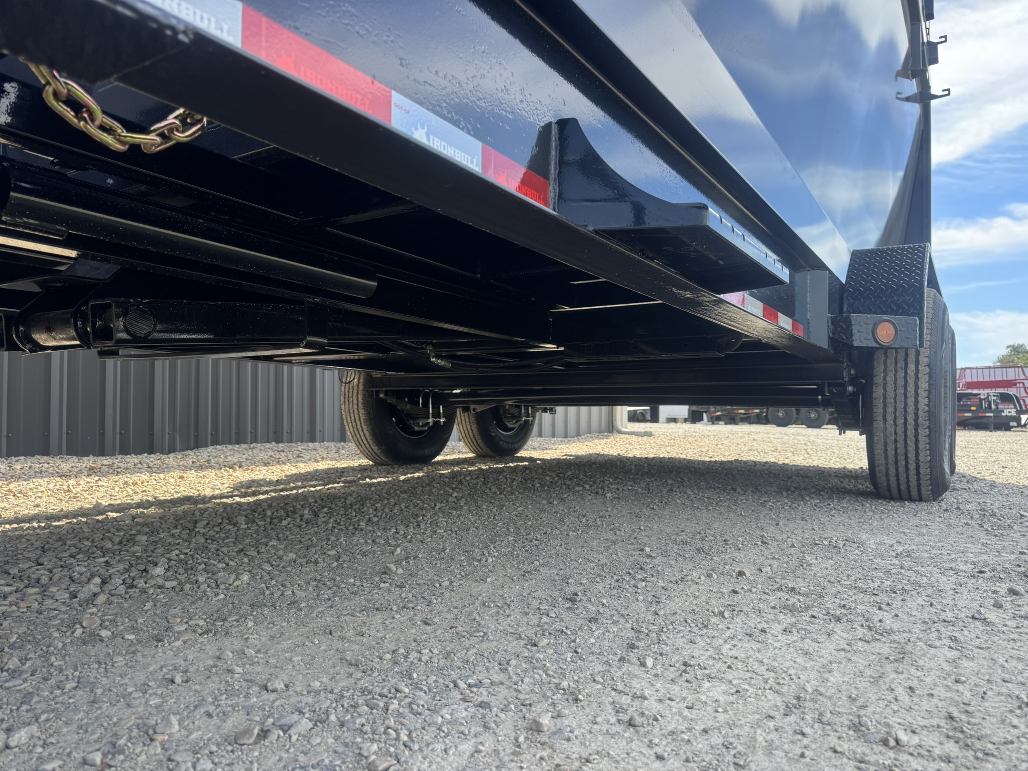 2027 Iron Bull Trailers 83"x16' 14k DBG Roll Off Dump Trailer Package with 3 Bins Trailer