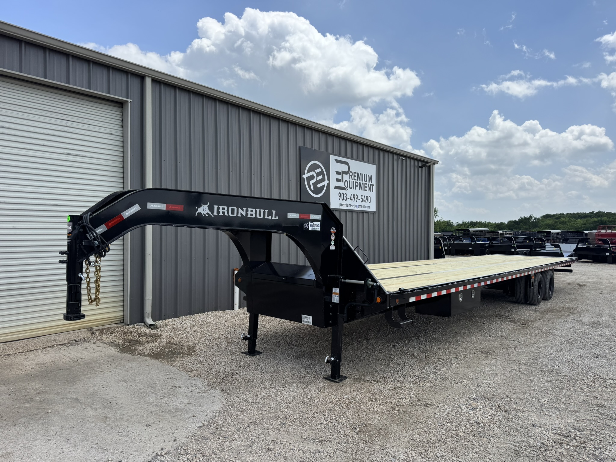 2027 Iron Bull Trailers 102" x 40' Deckover Full Tilt Trailer Trailer