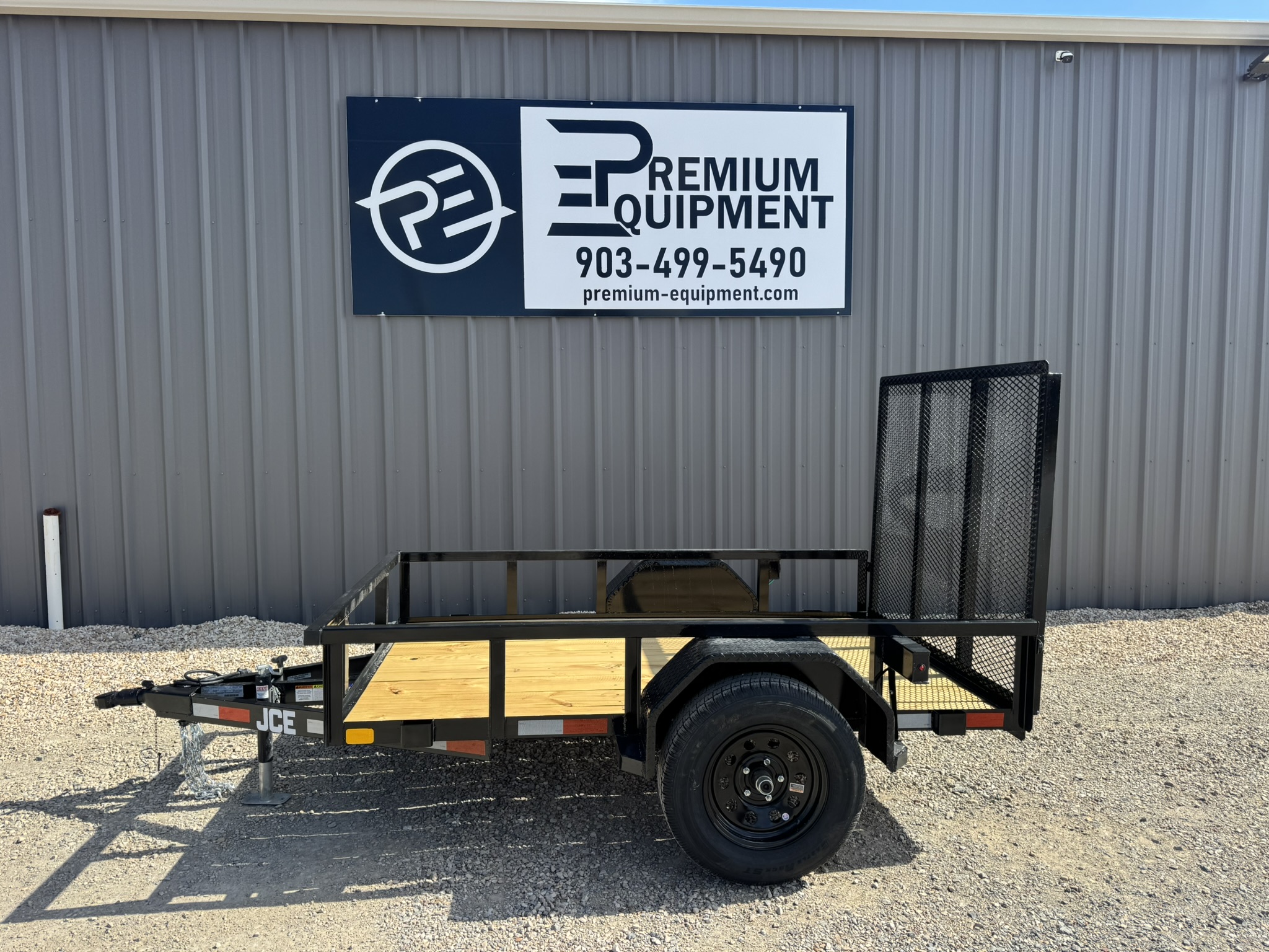 2027 JCE Trailers 5’x8’ Single Axle Utility Trailer Trailer
